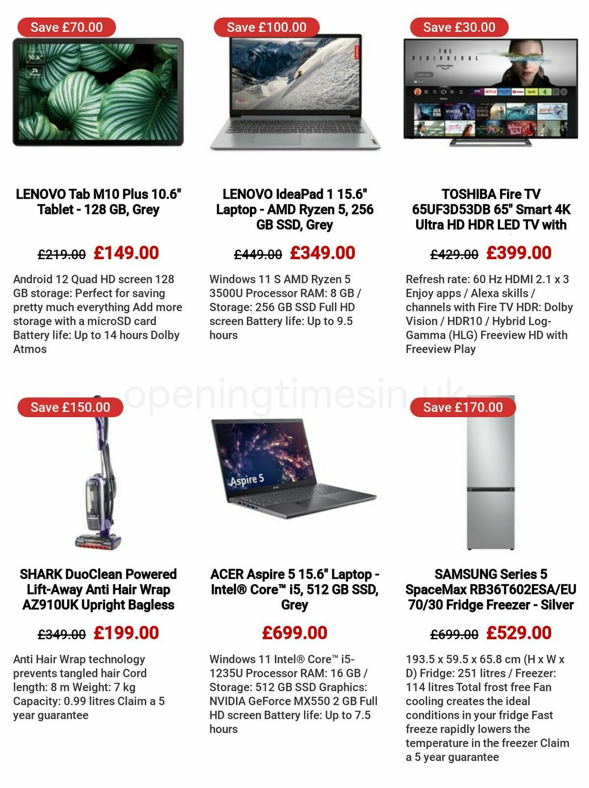 Currys Offers from 25 May