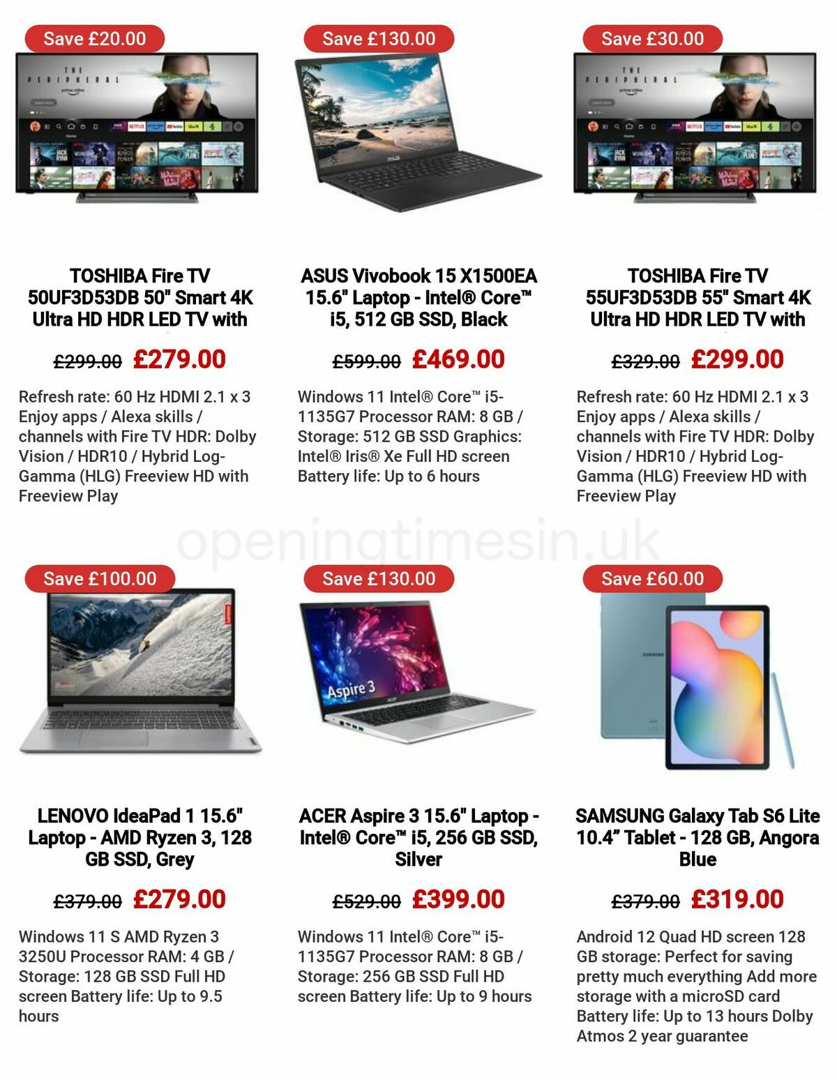 Currys Offers from 25 May