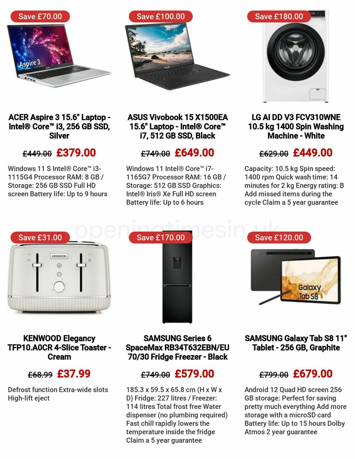 Currys Offers from 25 May