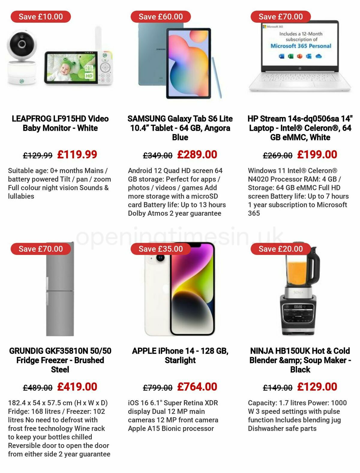 Currys Offers from 25 May