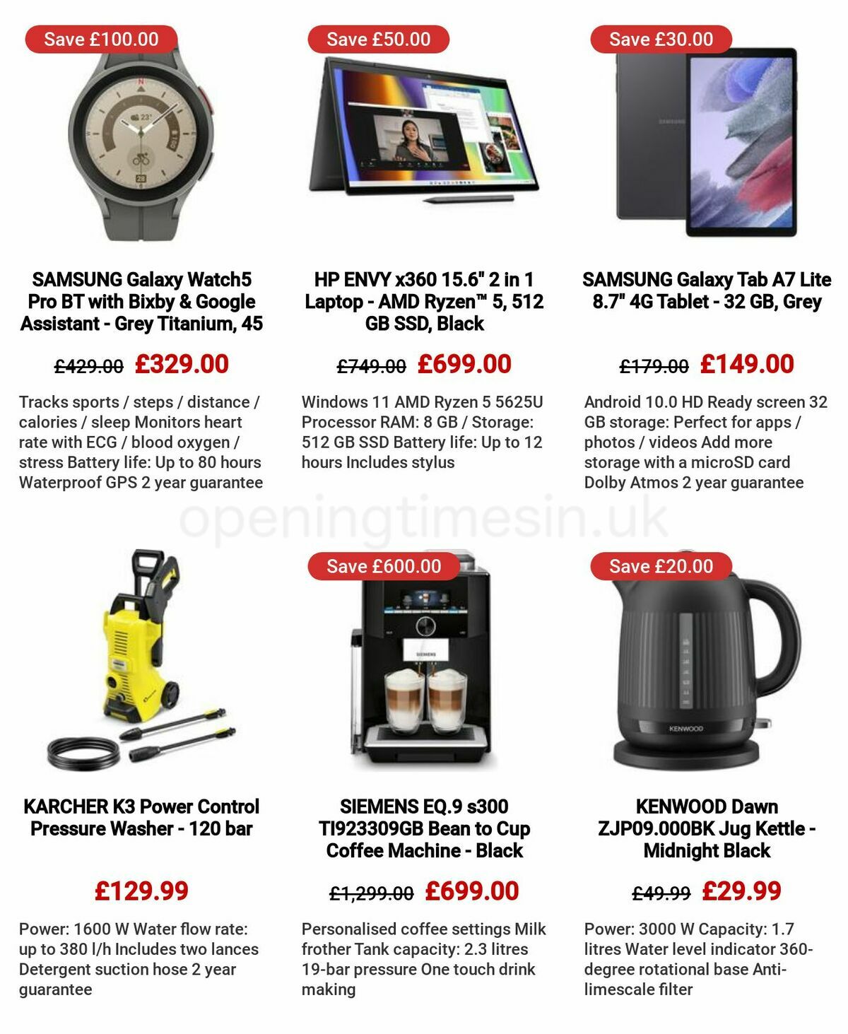 Currys Offers from 25 May