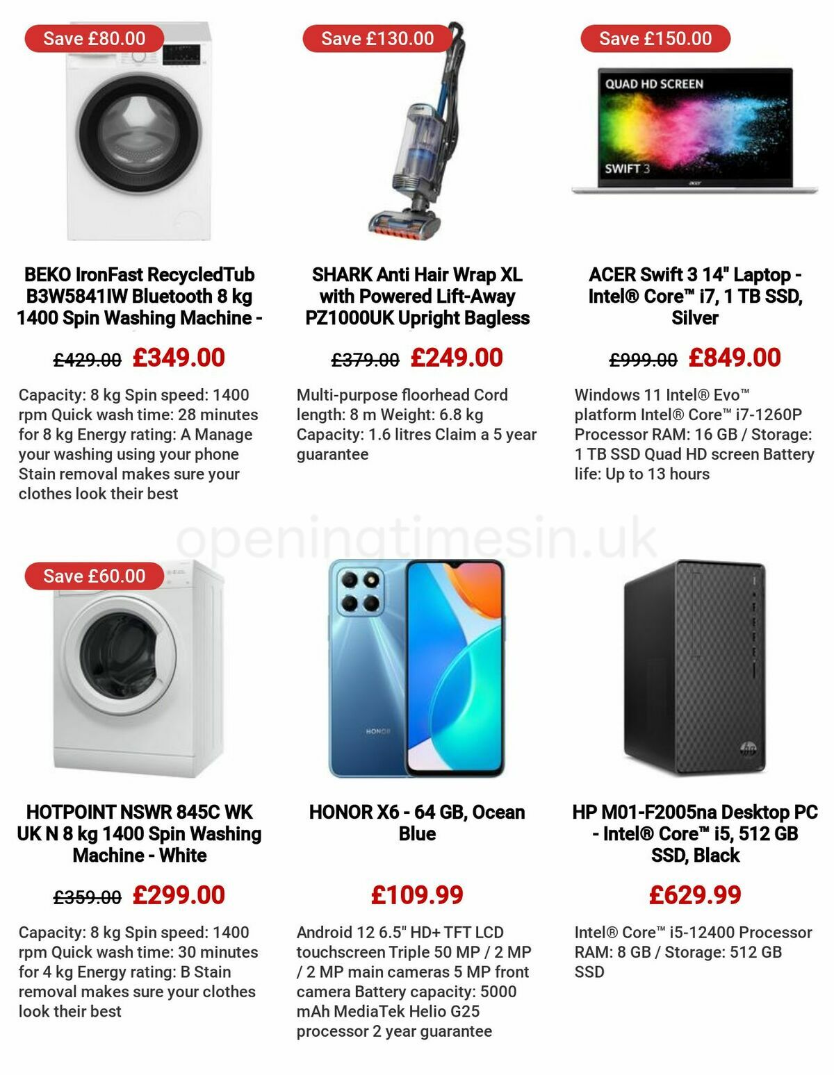 Currys Offers from 25 May