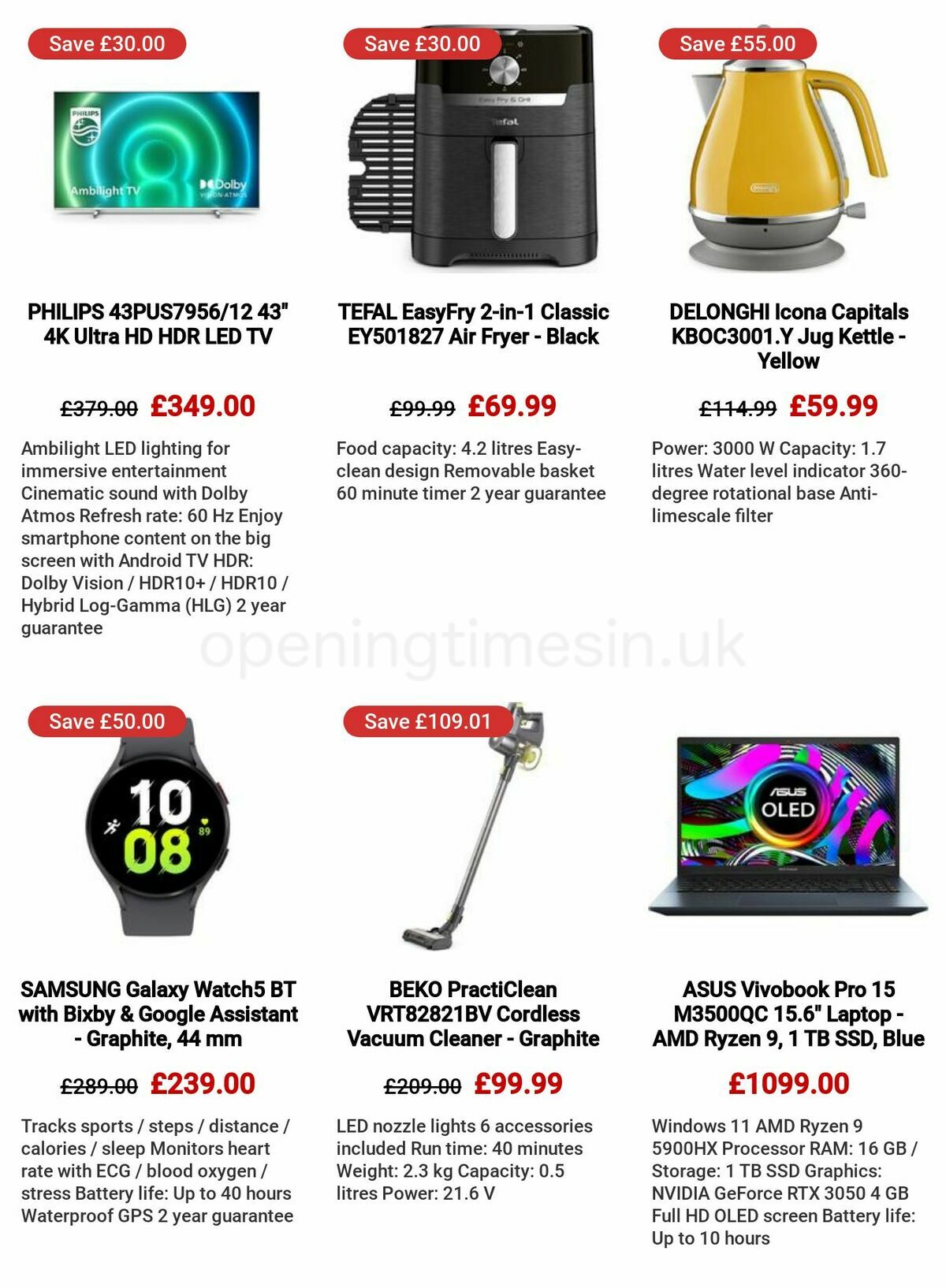 Currys Offers from 25 May