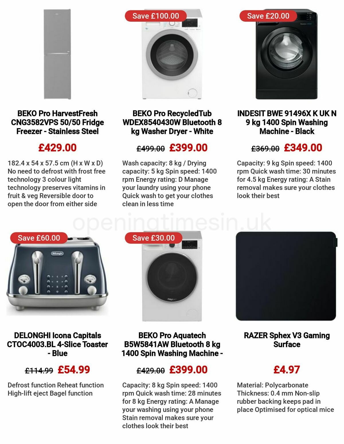 Currys Offers from 25 May