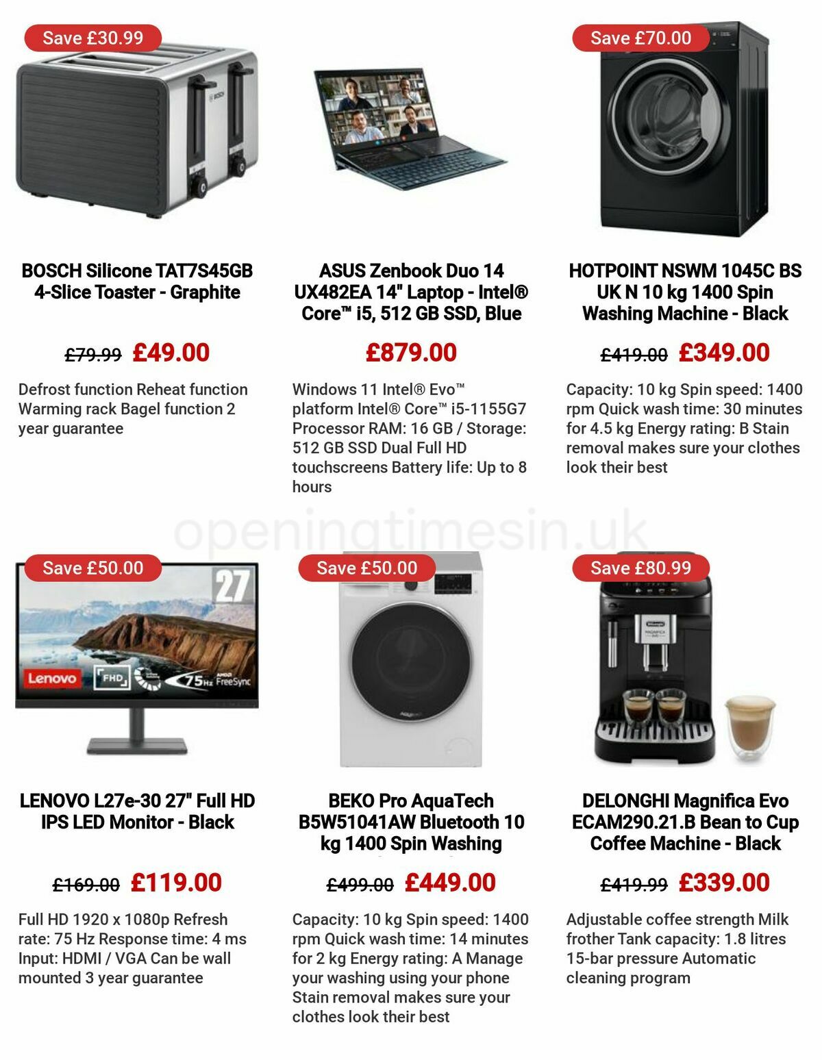 Currys Offers from 25 May