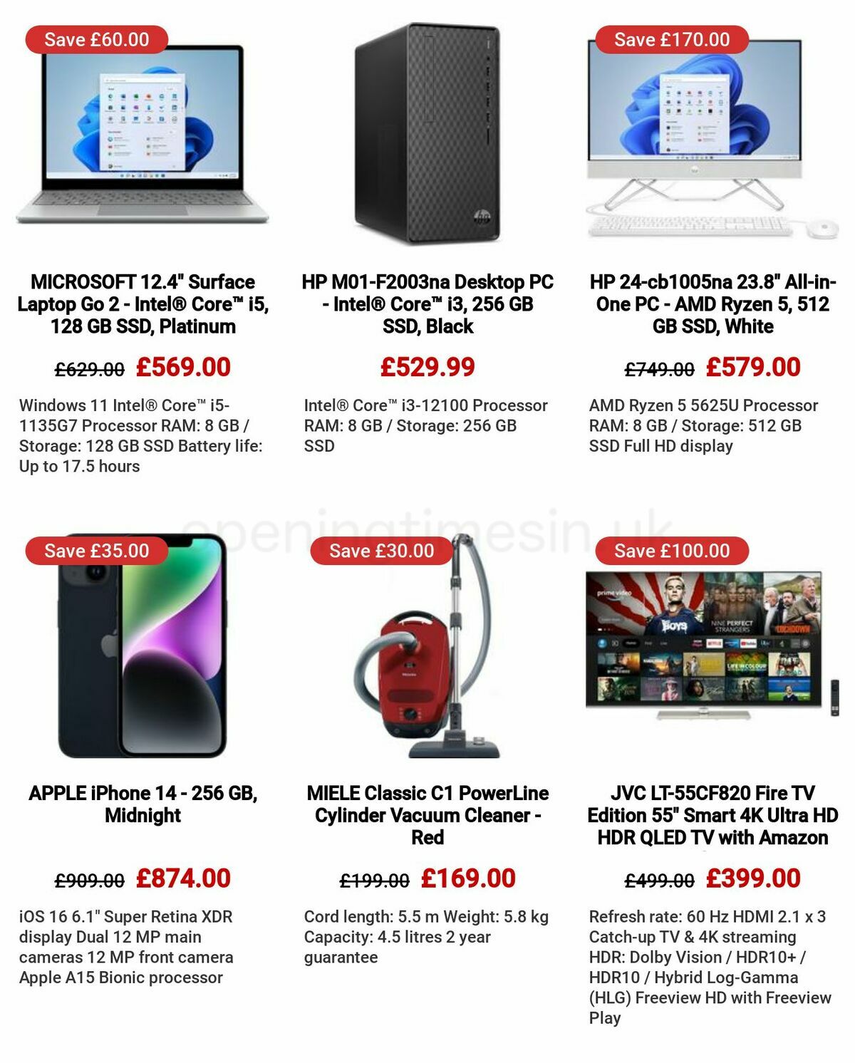 Currys Offers from 25 May