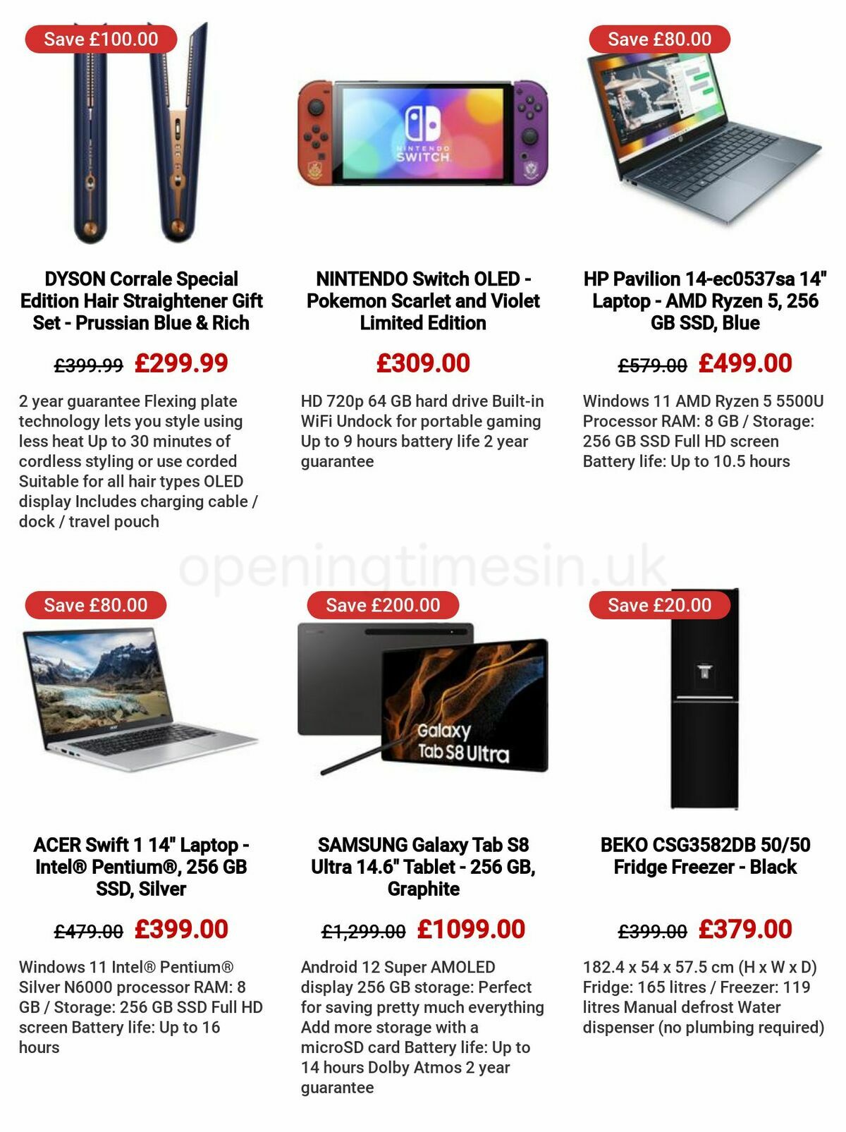 Currys Offers from 25 May