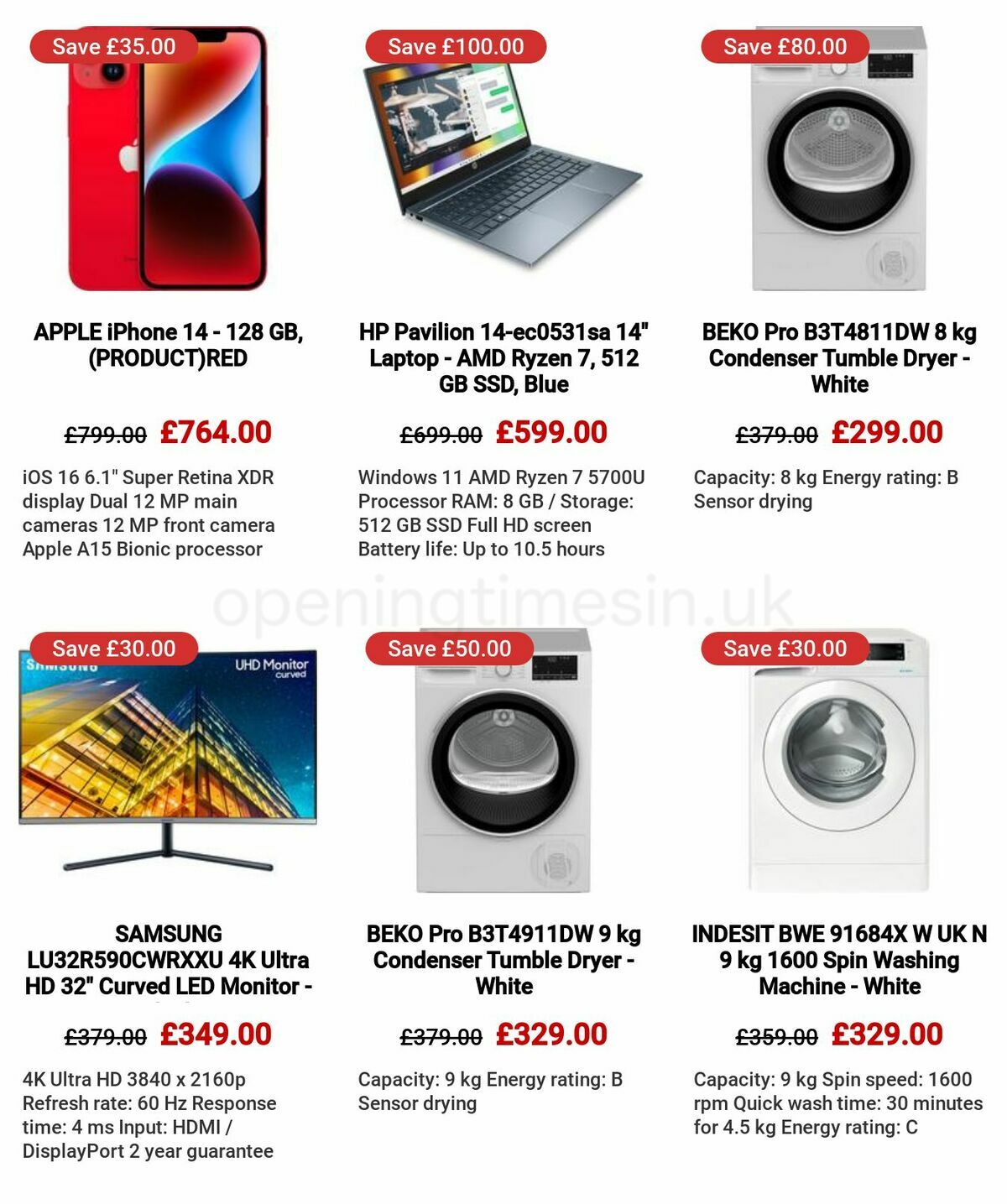 Currys Offers from 25 May