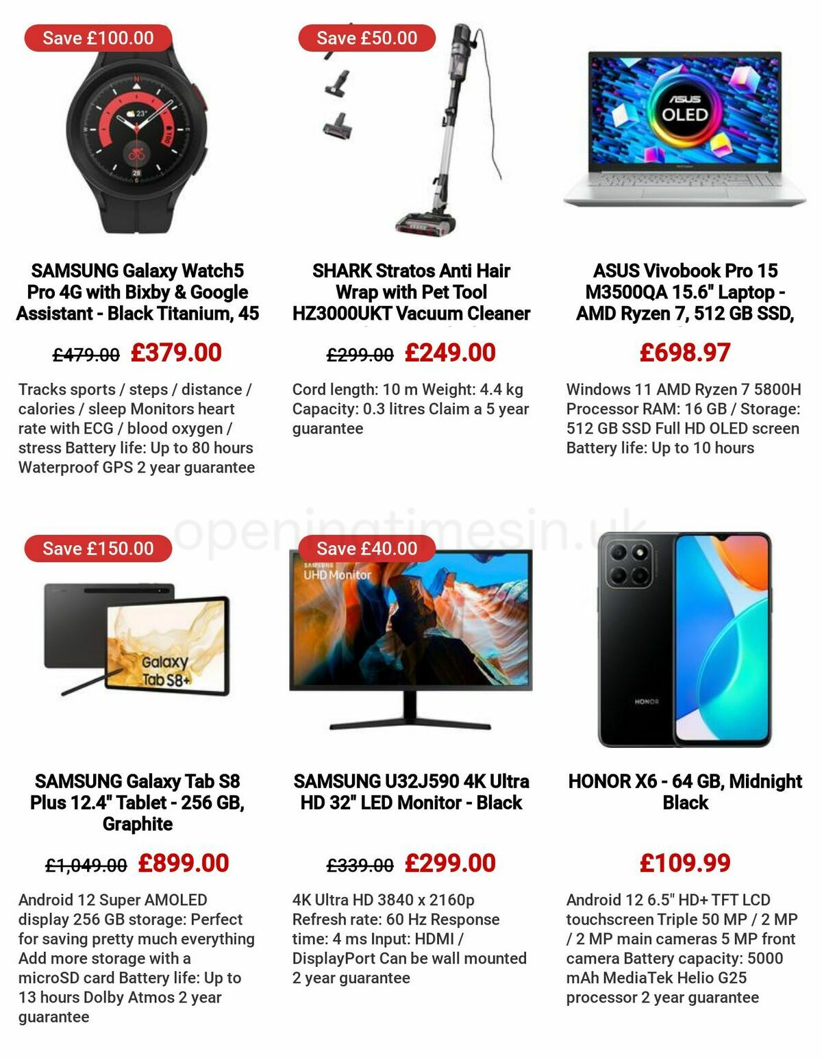 Currys Offers from 25 May