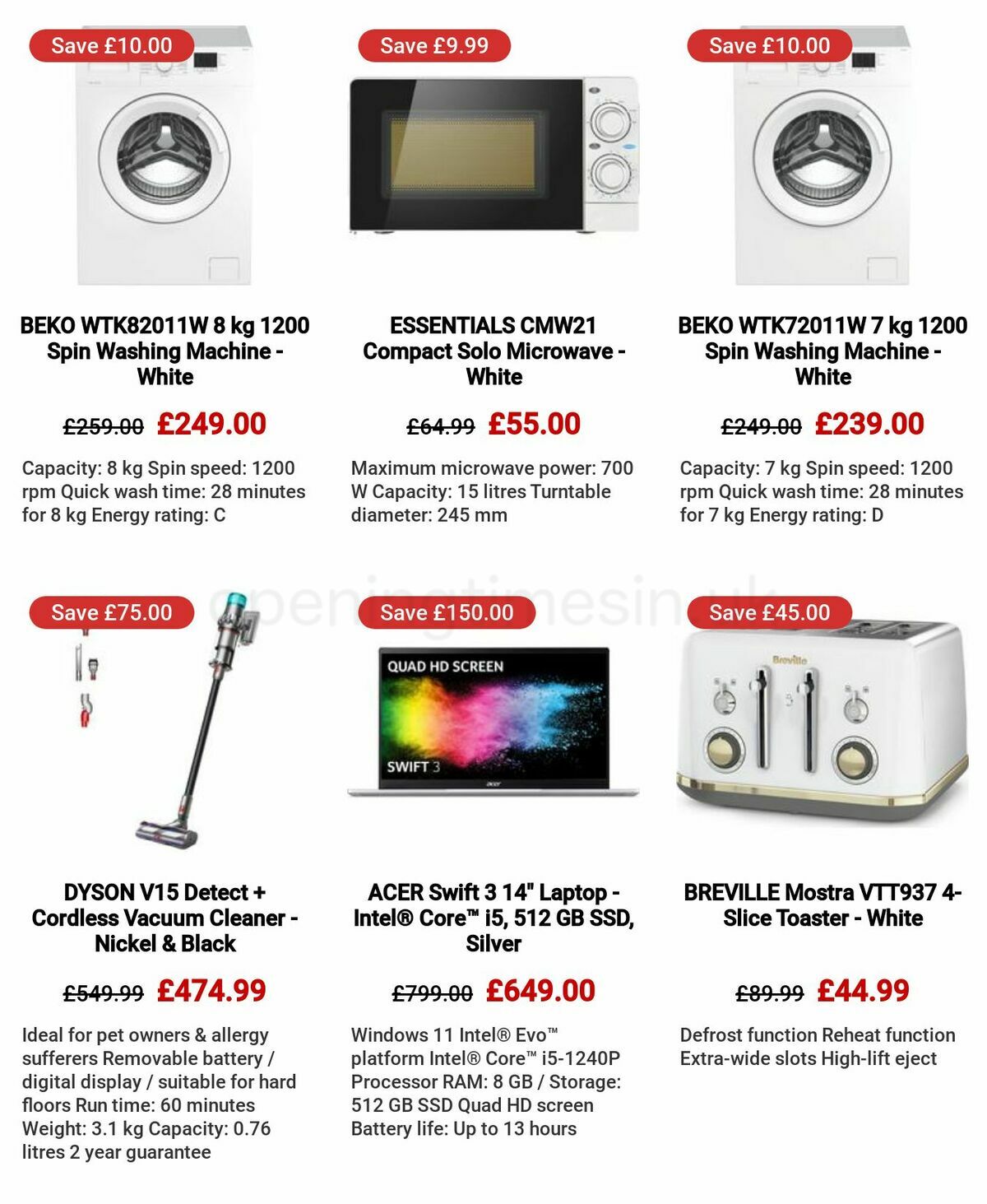 Currys Offers from 25 May