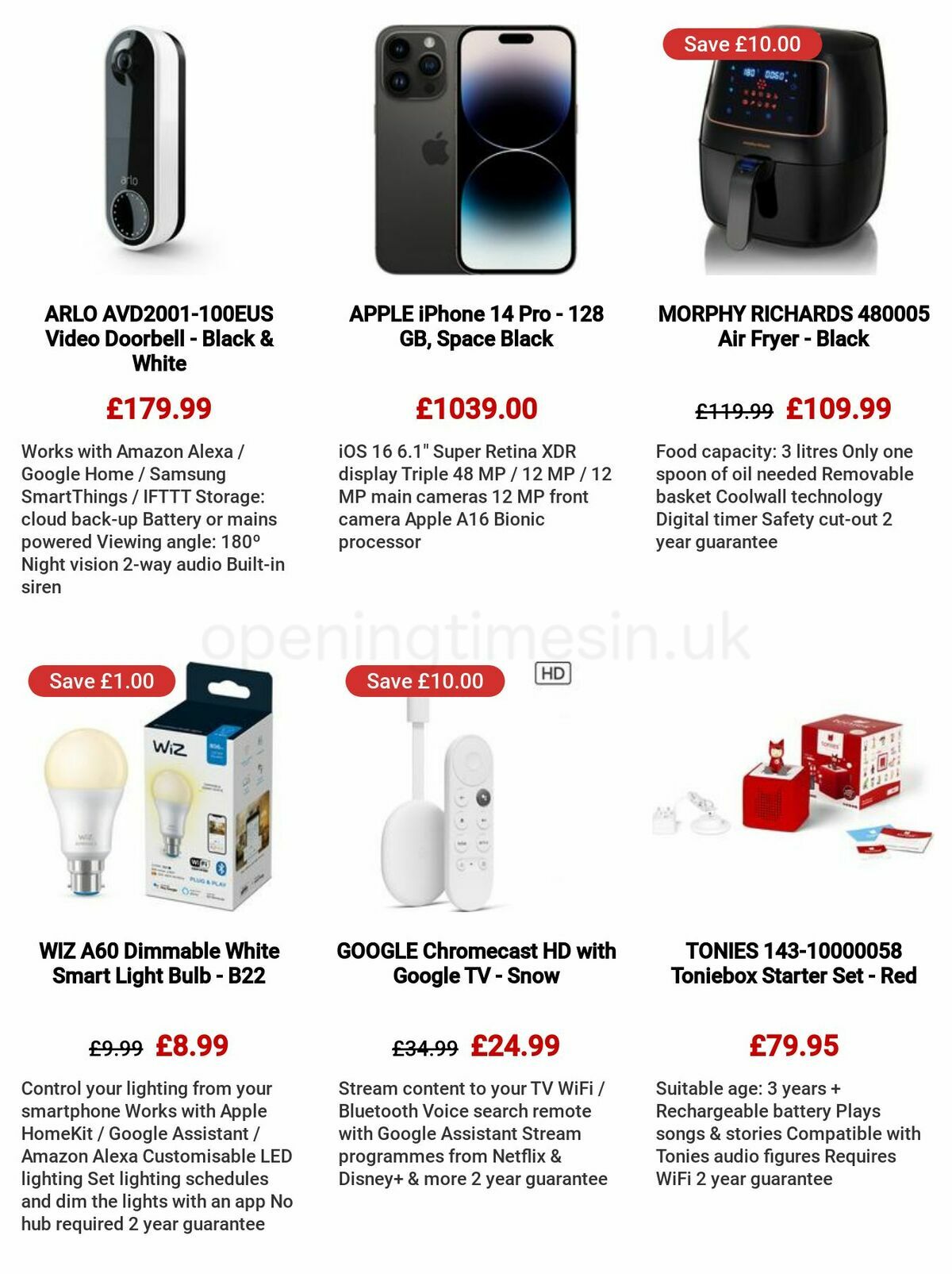 Currys Offers from 8 June