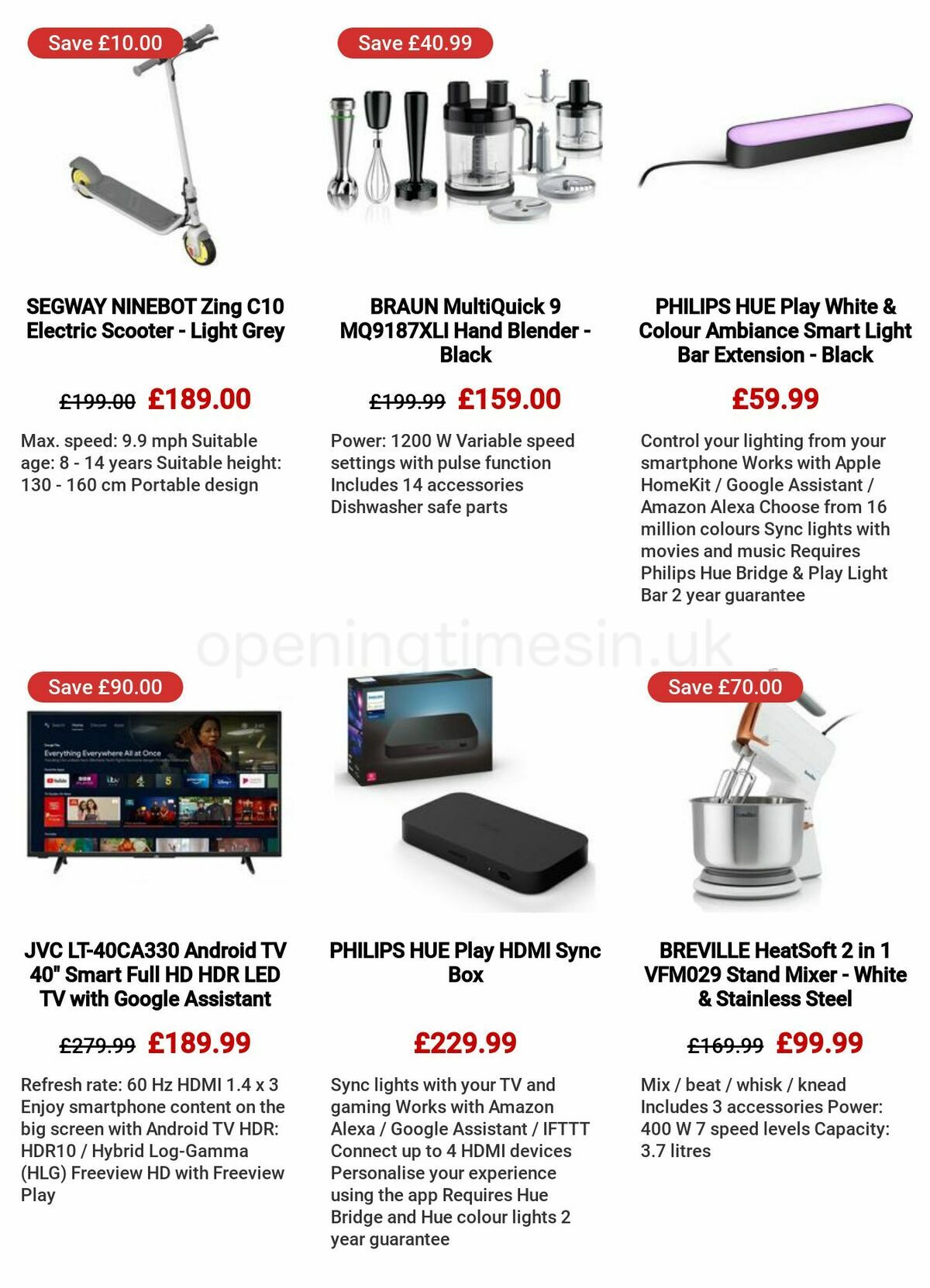 Currys Offers from 8 June