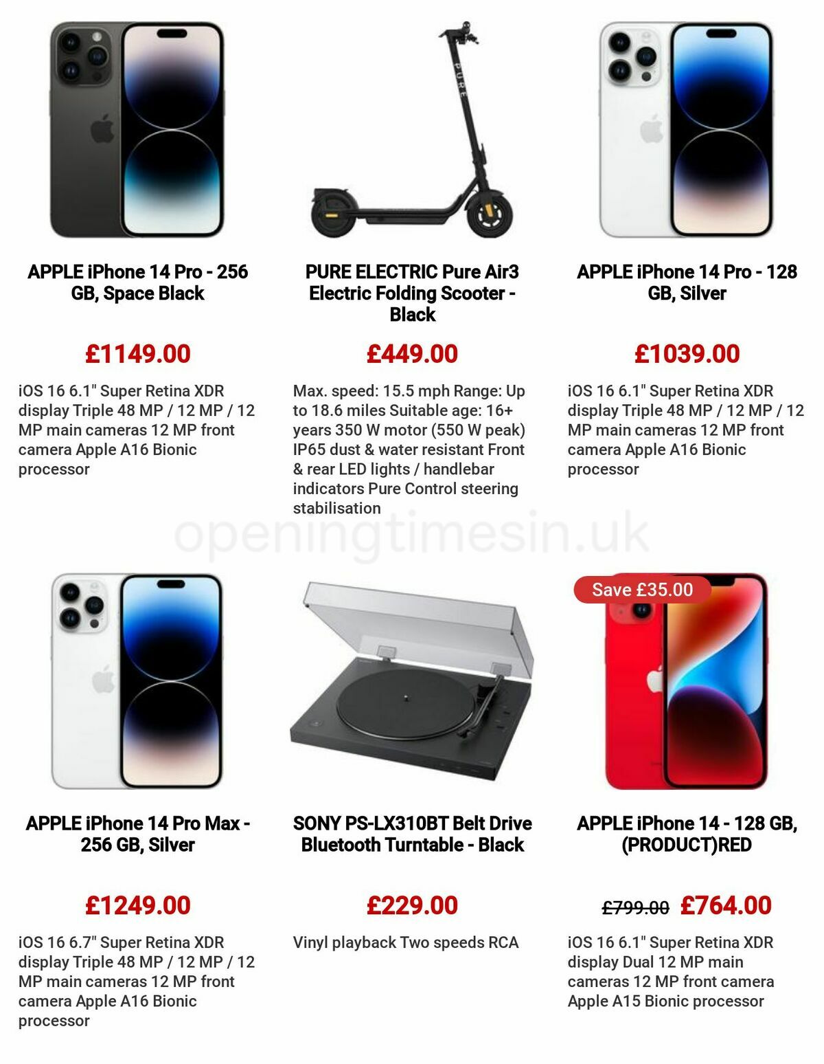 Currys Offers from 8 June