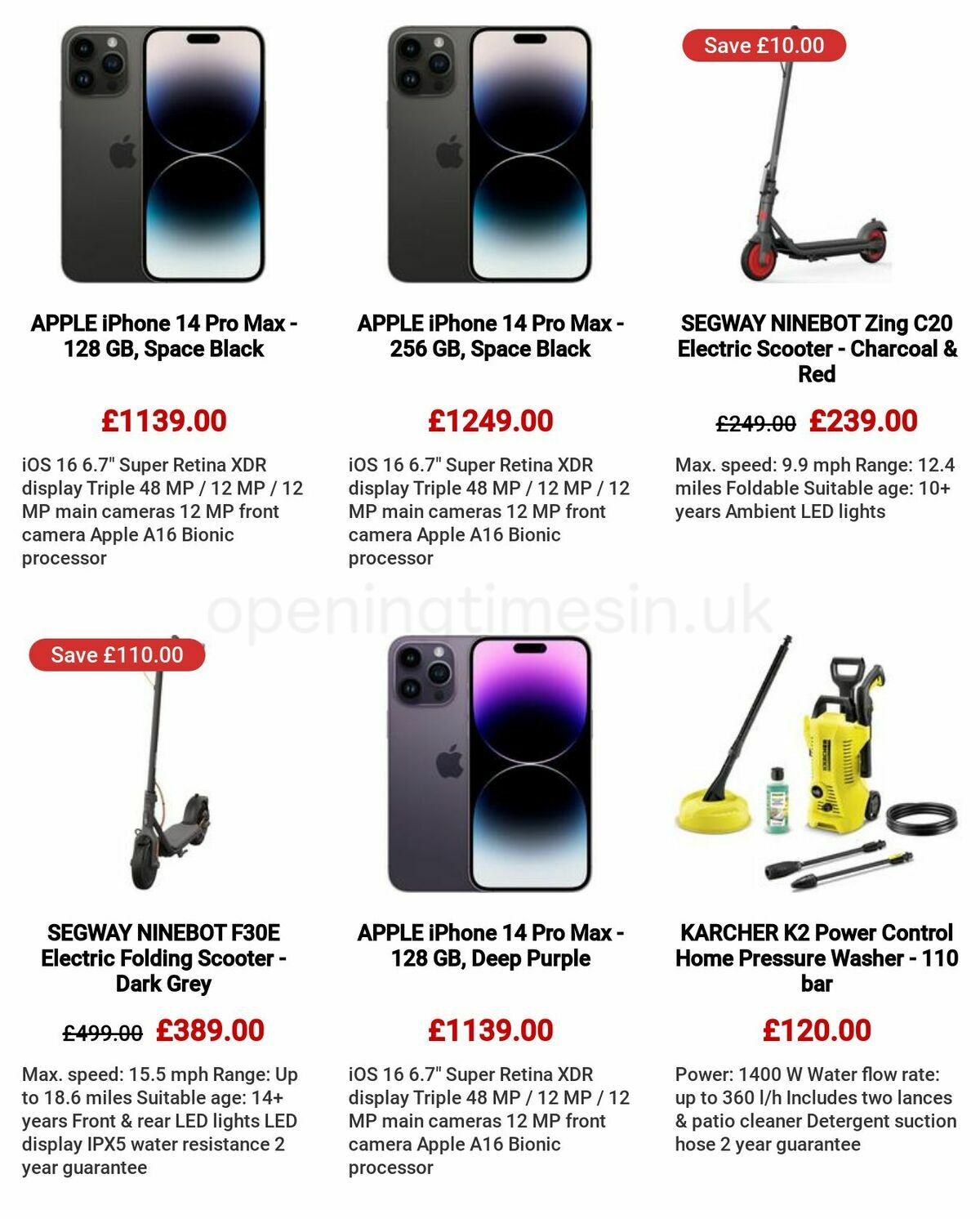 Currys Offers from 8 June