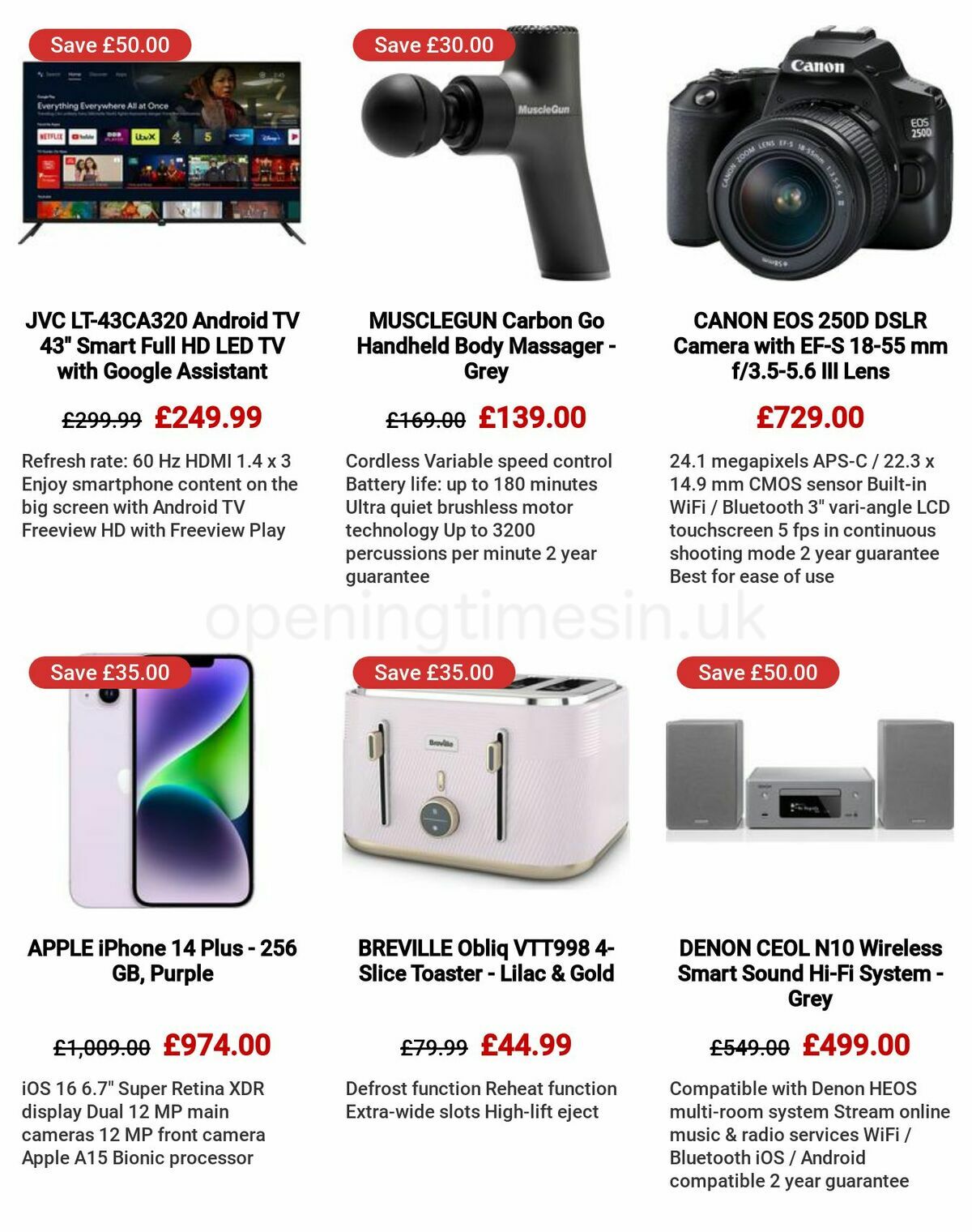 Currys Offers from 8 June