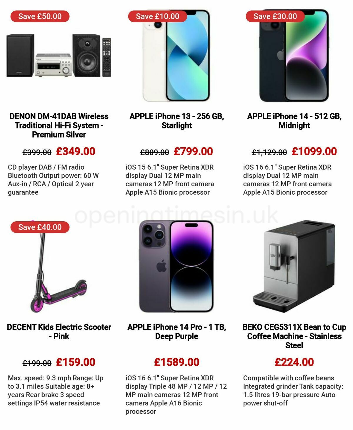 Currys Offers from 8 June