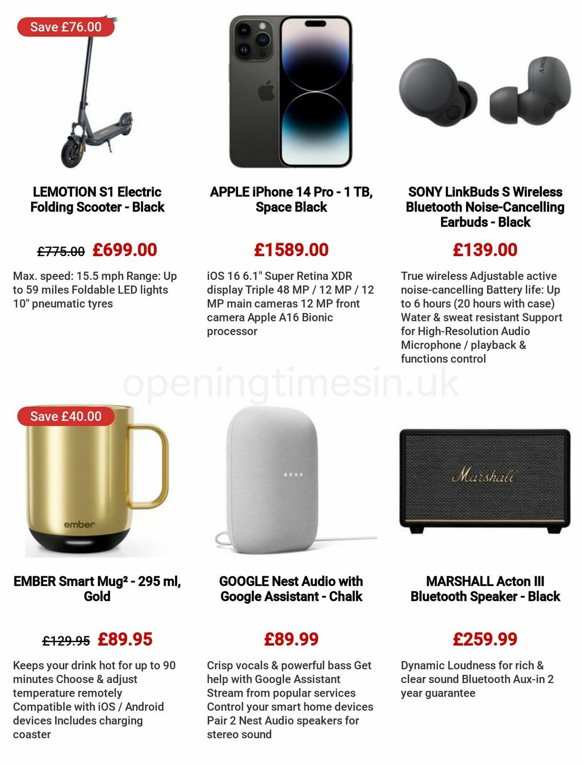 Currys Offers from 8 June