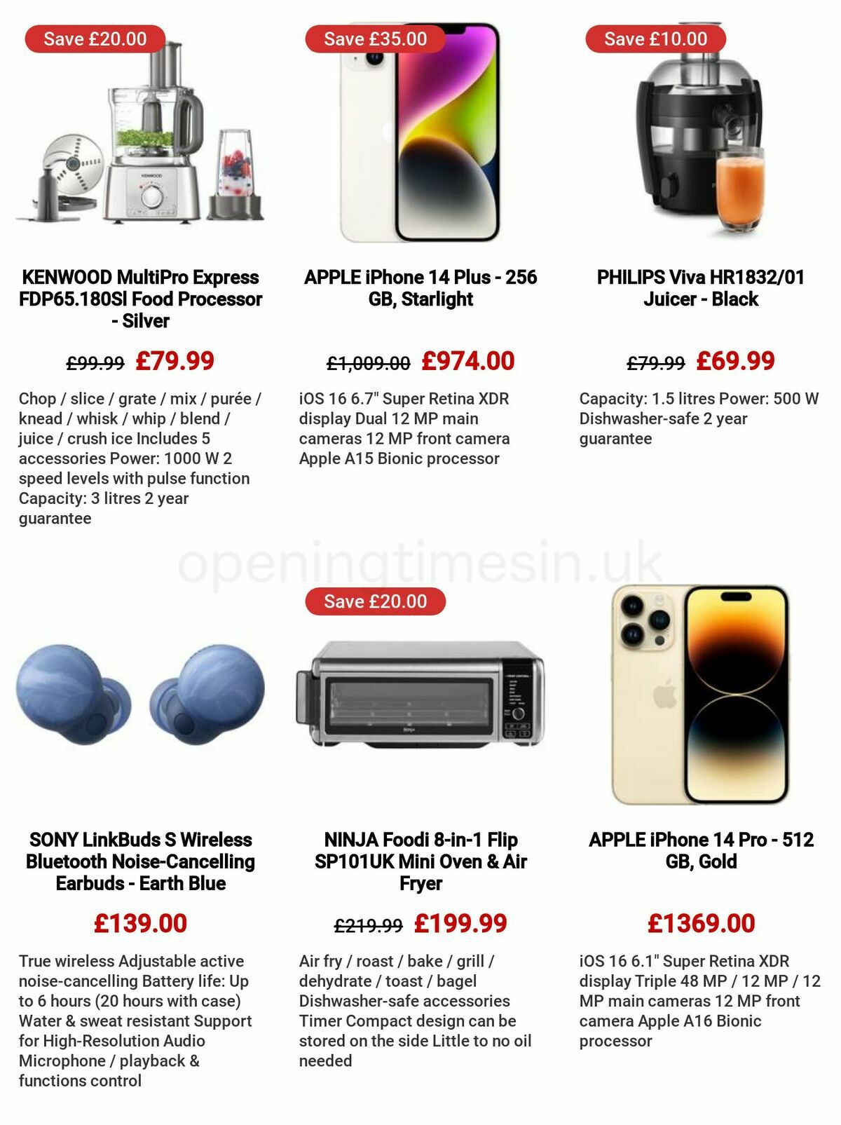 Currys Offers from 8 June
