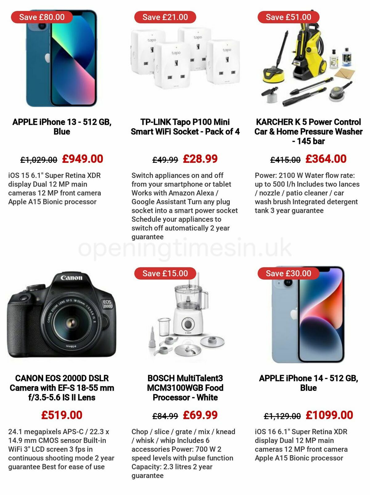 Currys Offers from 8 June