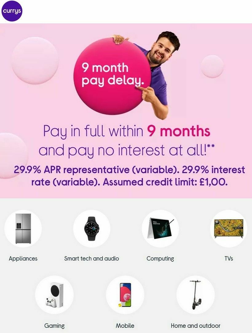 Currys Offers from 27 July