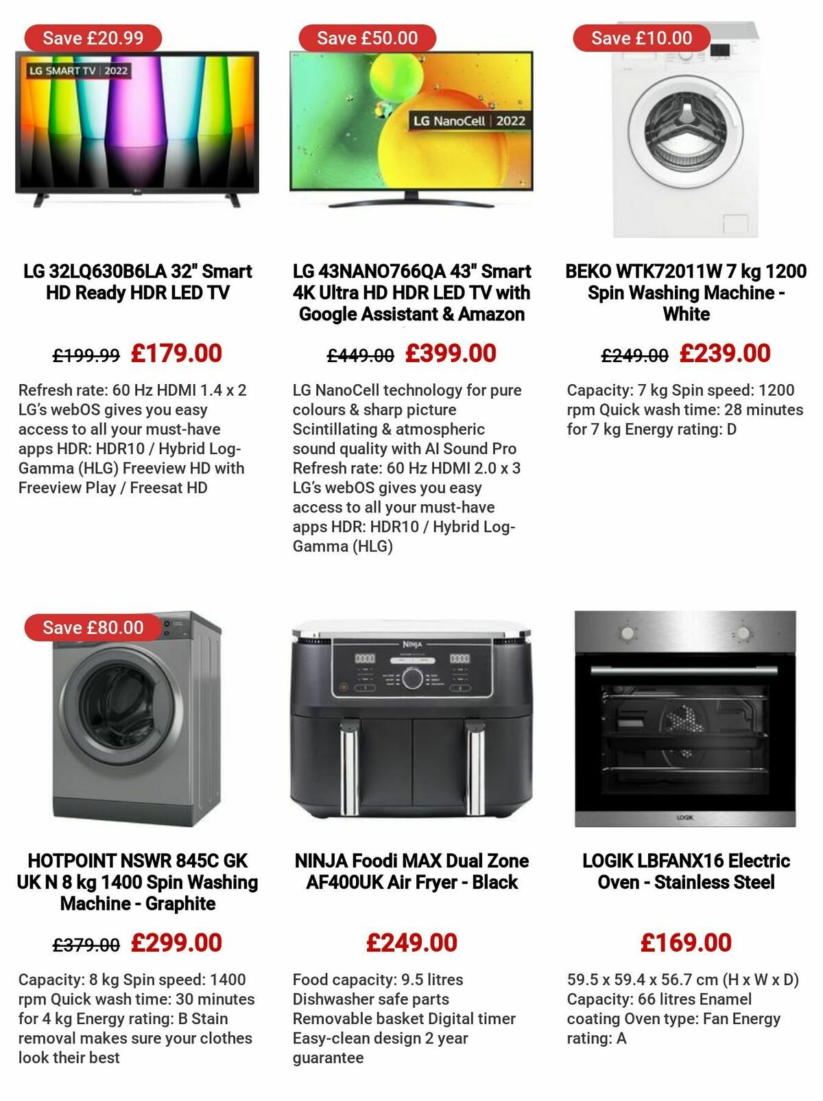 Currys Offers from 27 July