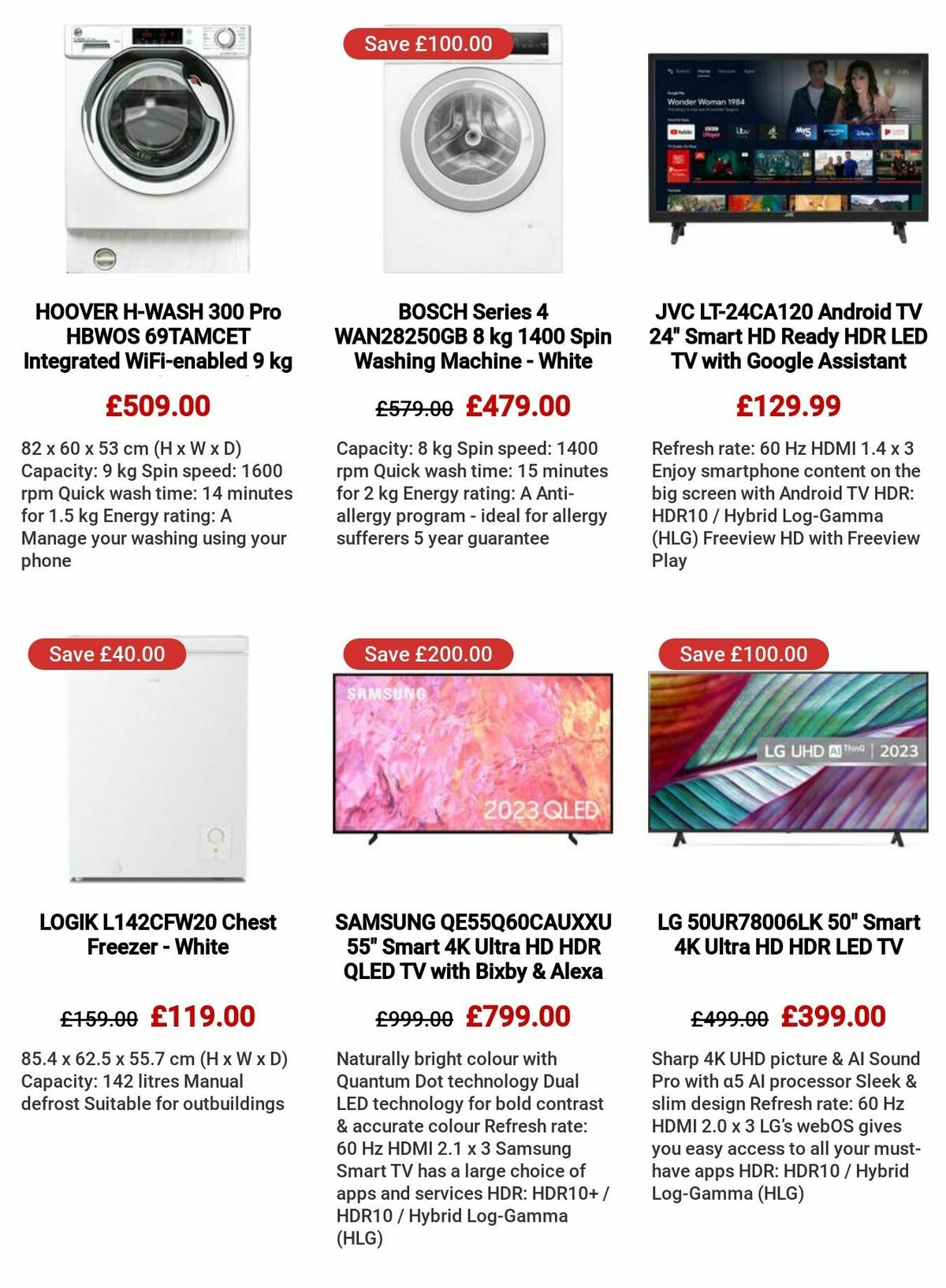 Currys Offers from 27 July