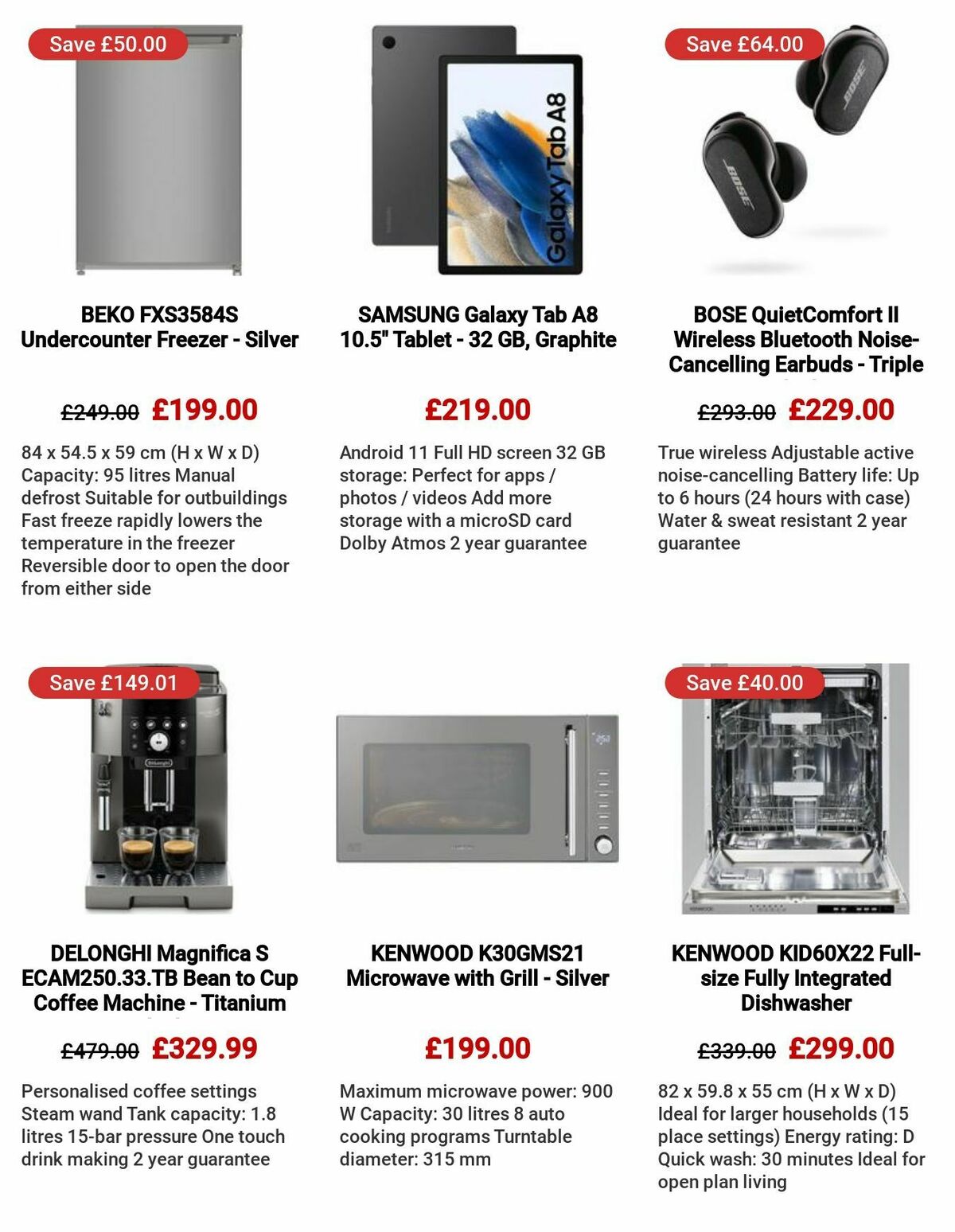 Currys Offers from 27 July