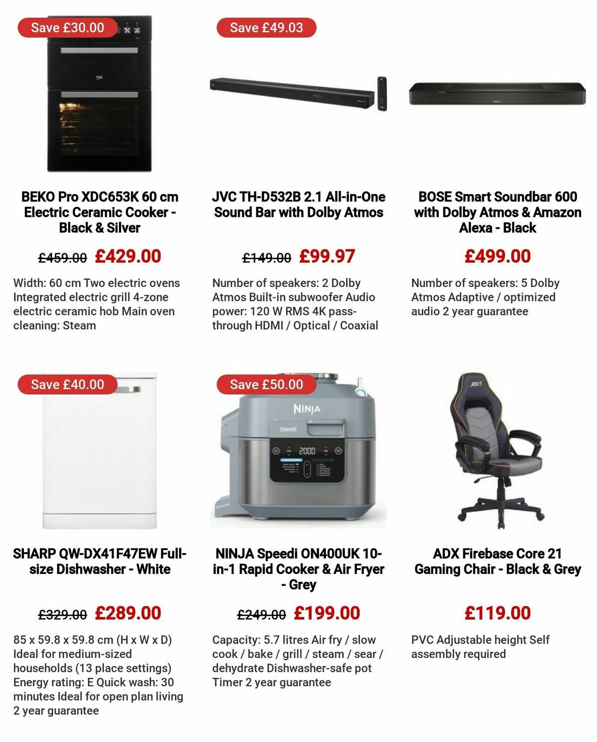 Currys Offers from 27 July