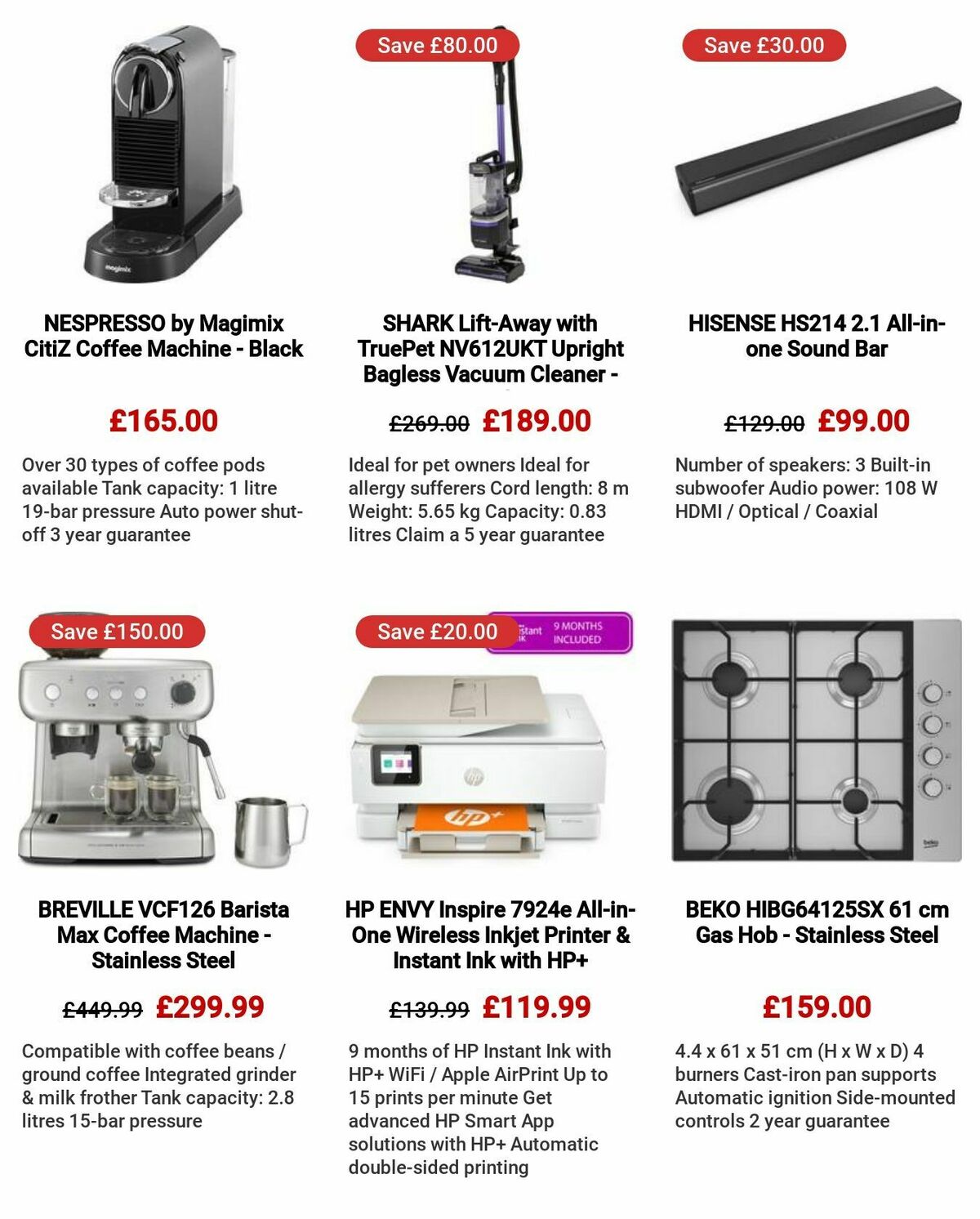 Currys Offers from 27 July