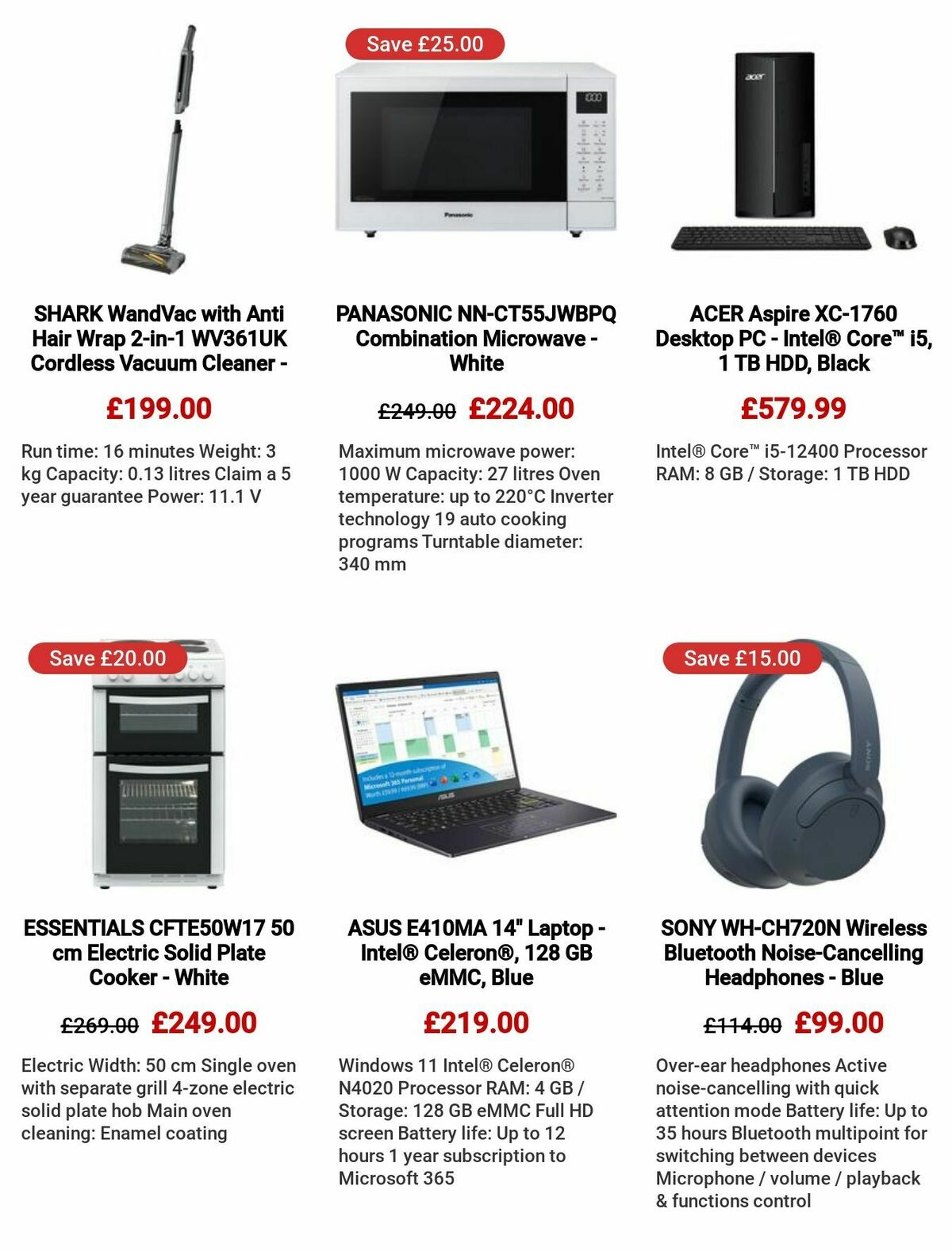 Currys Offers from 27 July