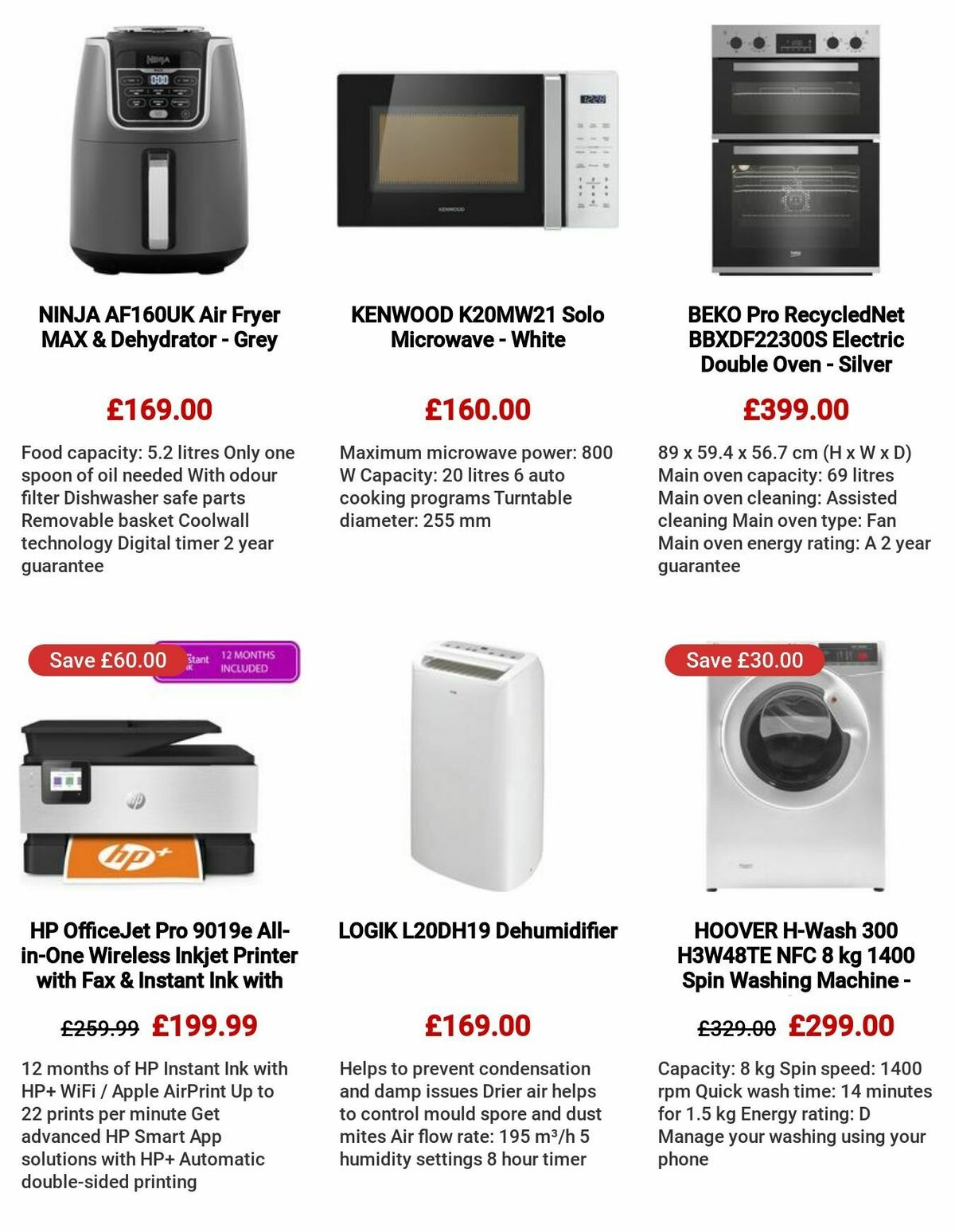 Currys Offers from 27 July