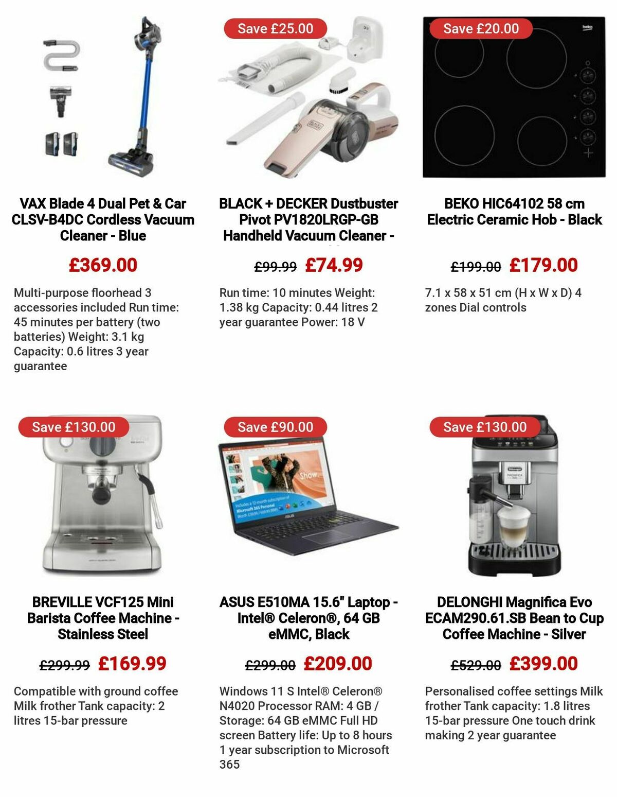 Currys Offers from 27 July