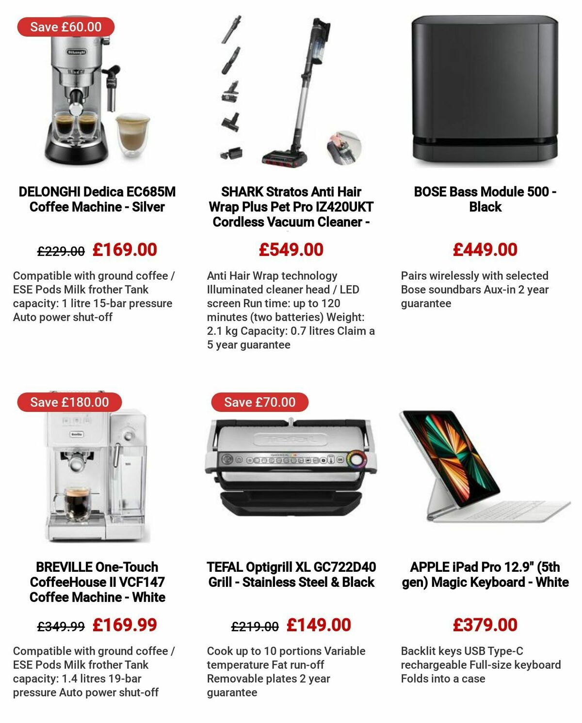 Currys Offers from 27 July