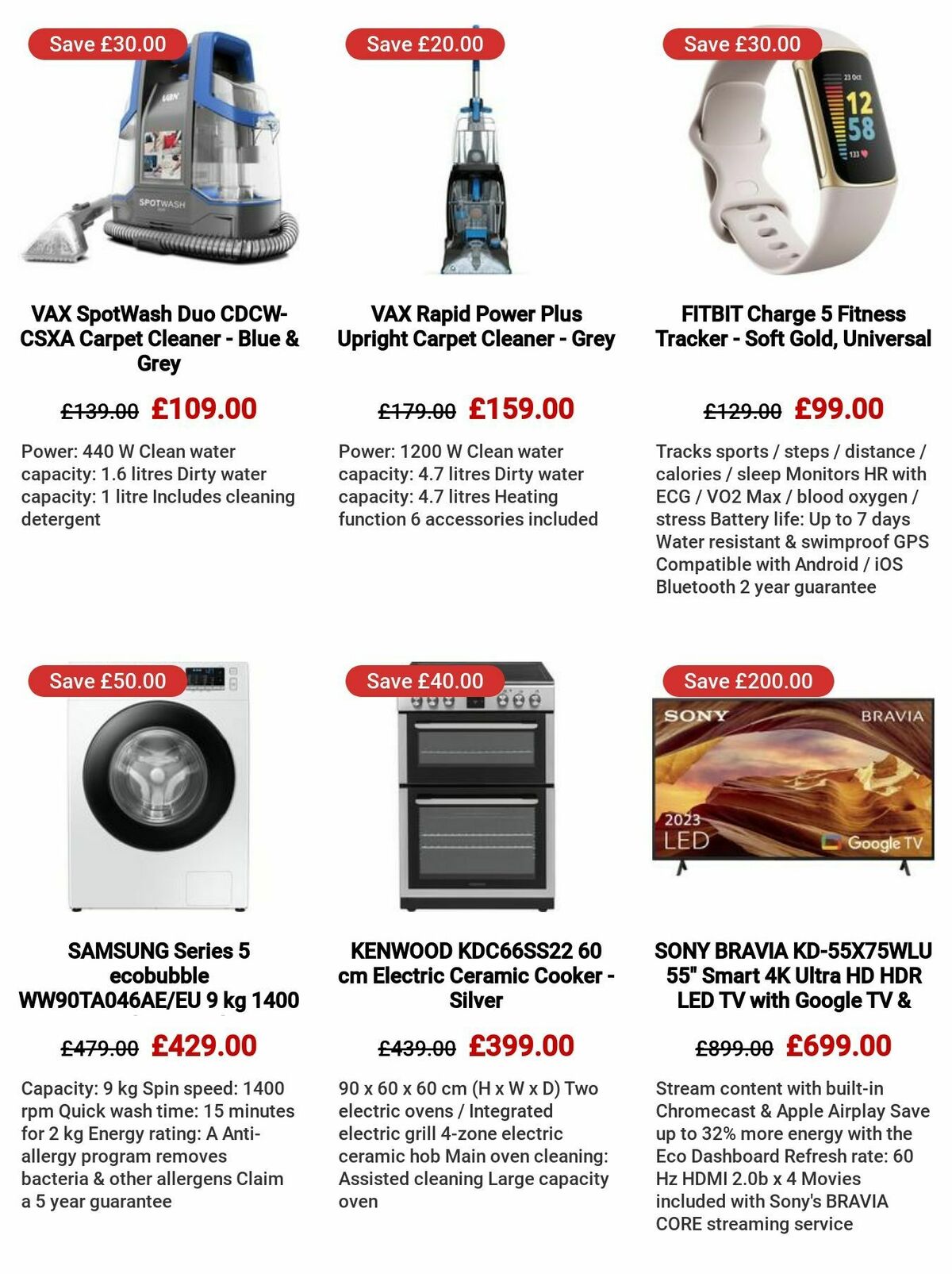 Currys Offers from 24 August