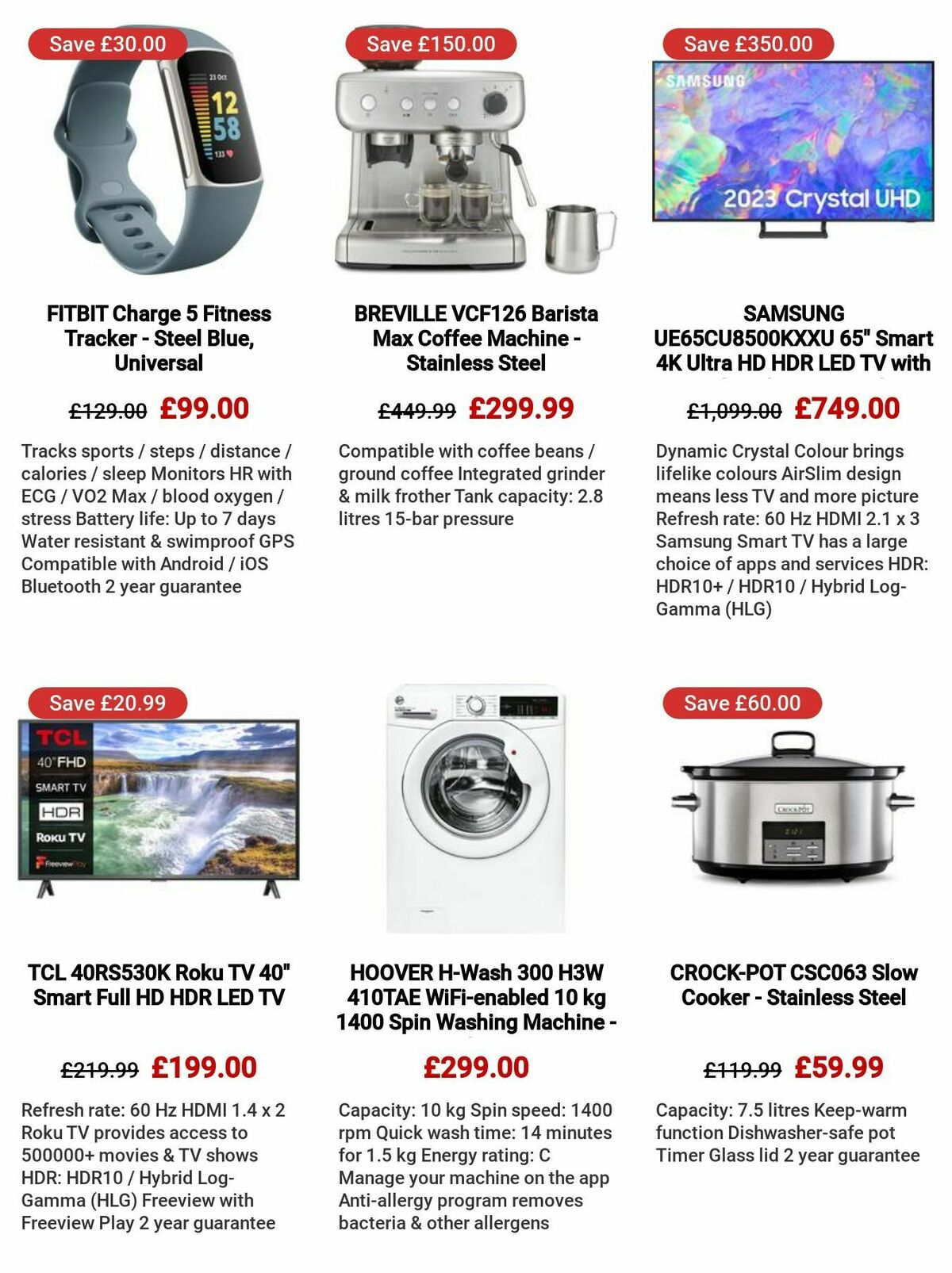 Currys Offers from 24 August