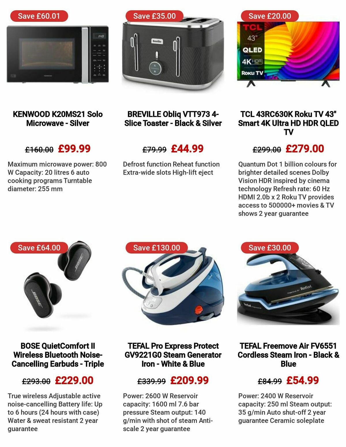 Currys Offers from 24 August