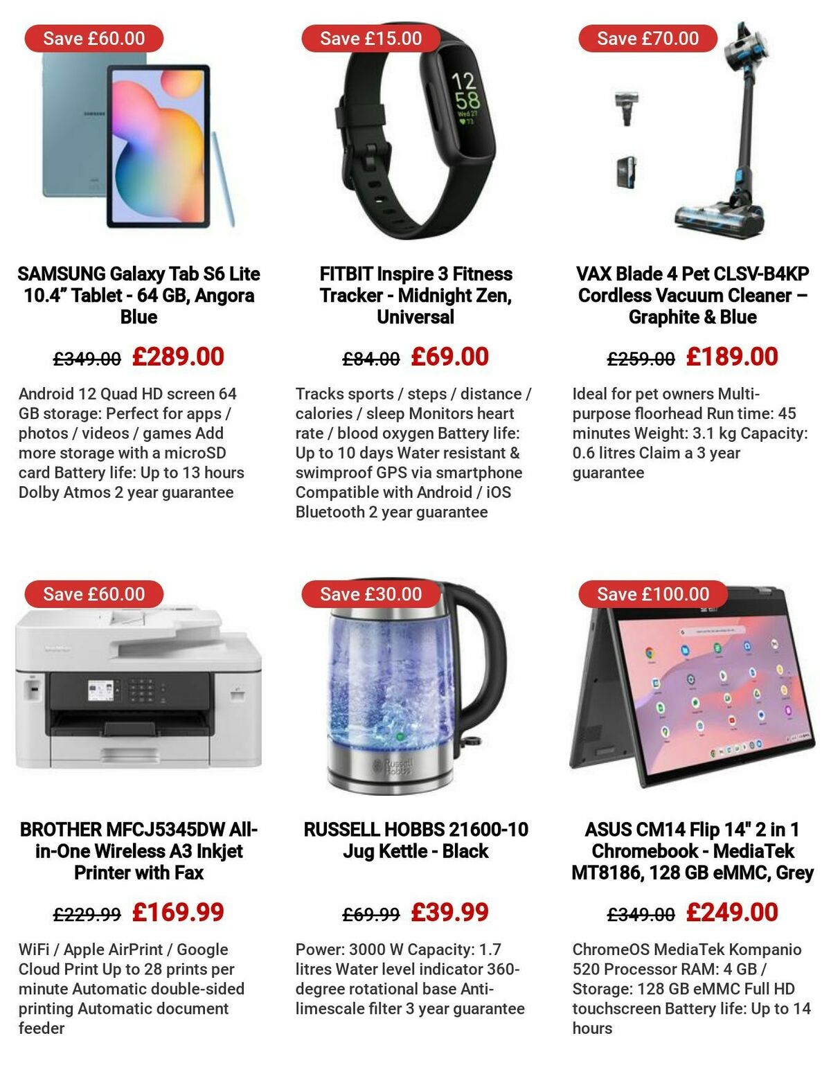 Currys Offers from 24 August