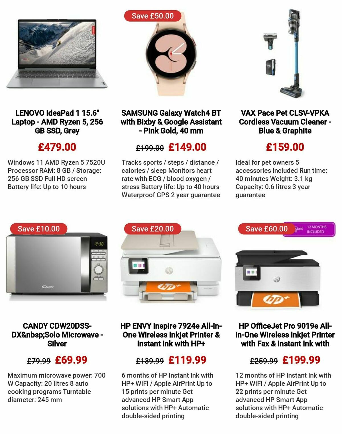 Currys Offers from 24 August