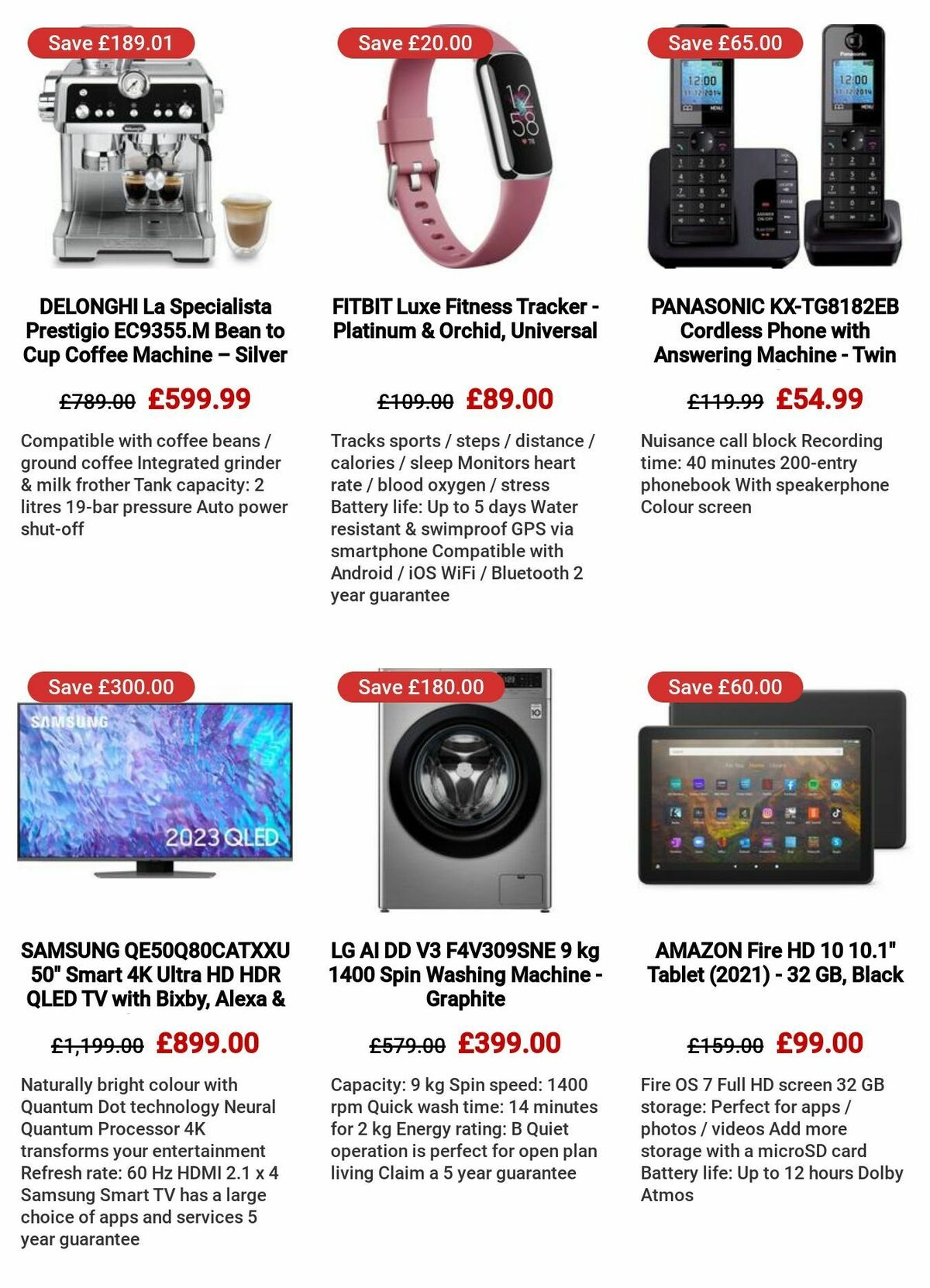 Currys Offers from 24 August