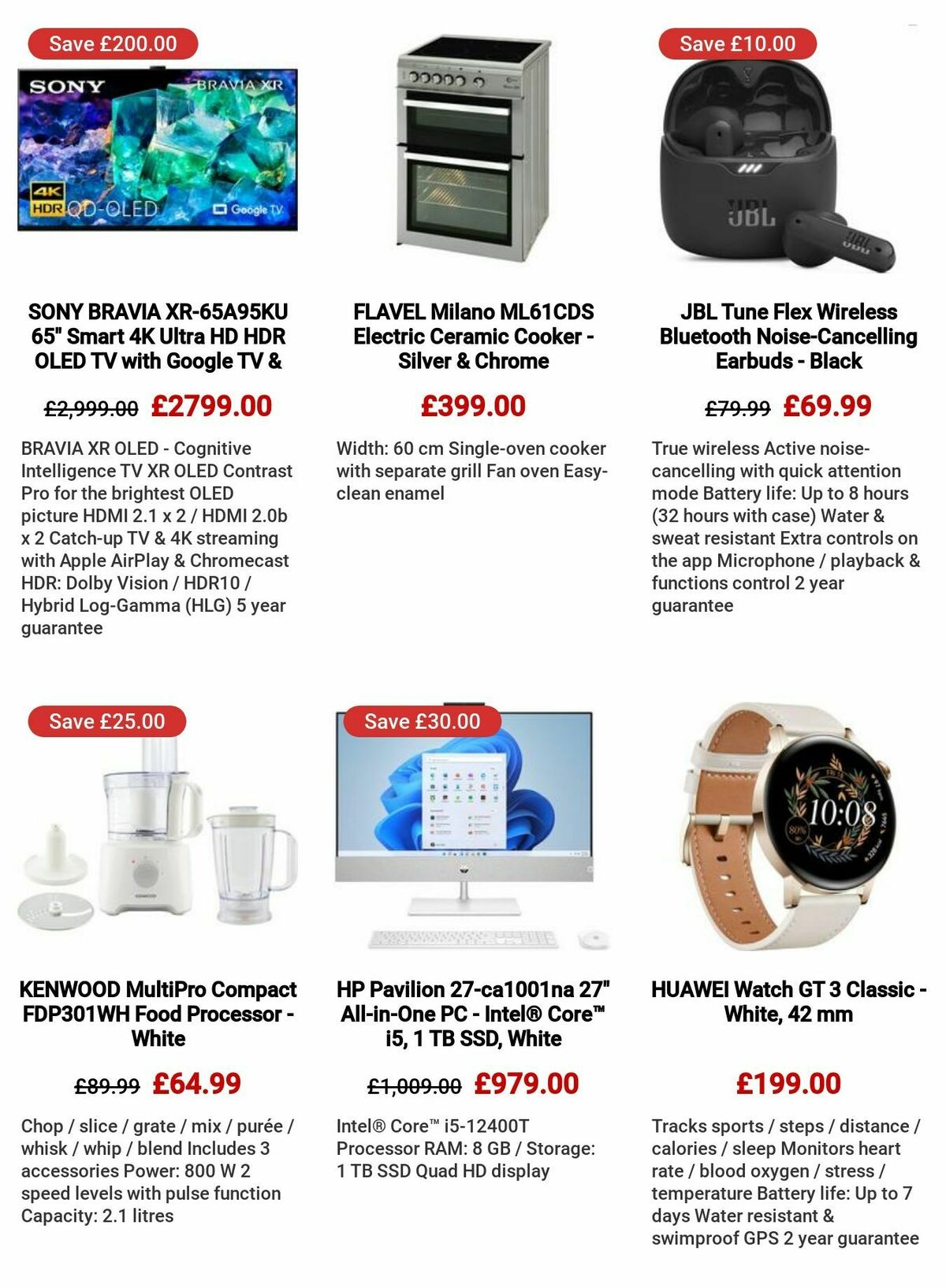 Currys Offers from 24 August