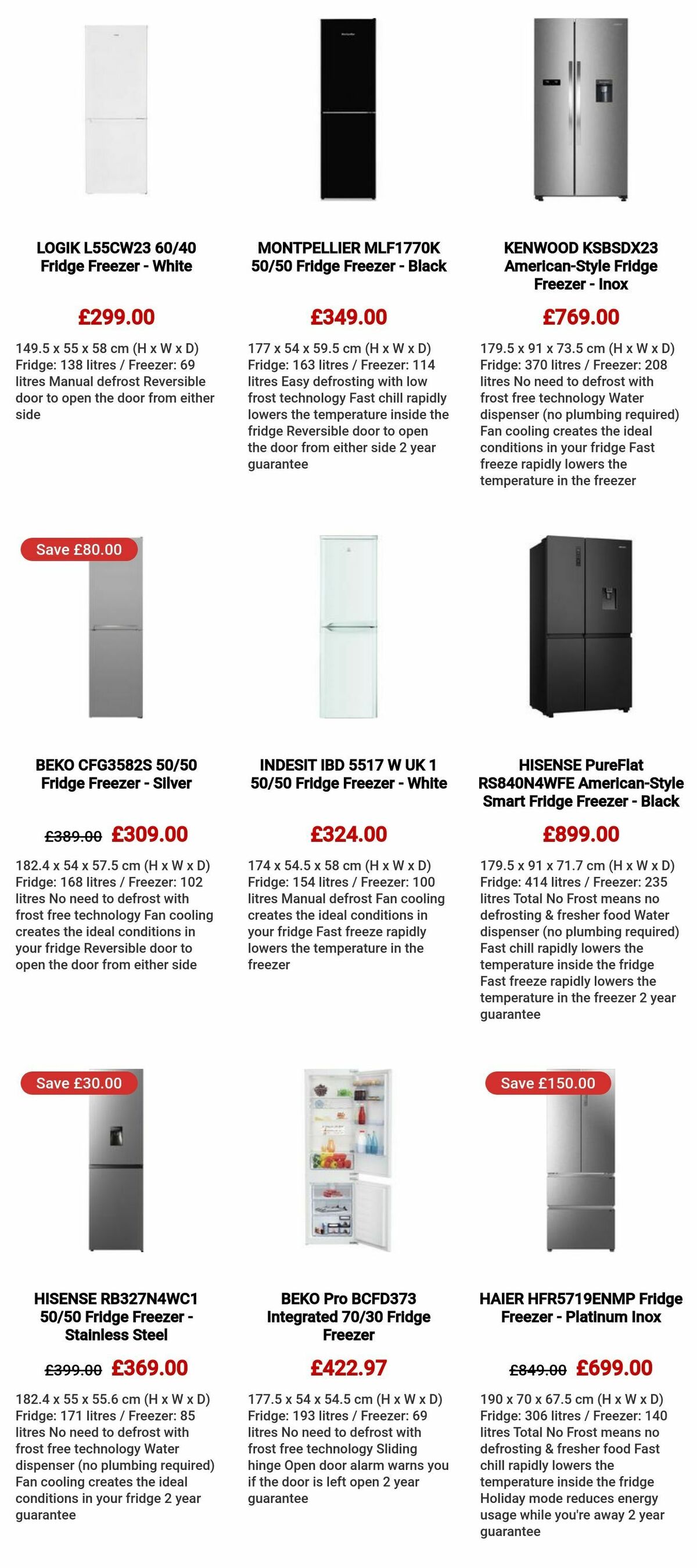 Currys Offers from 7 September