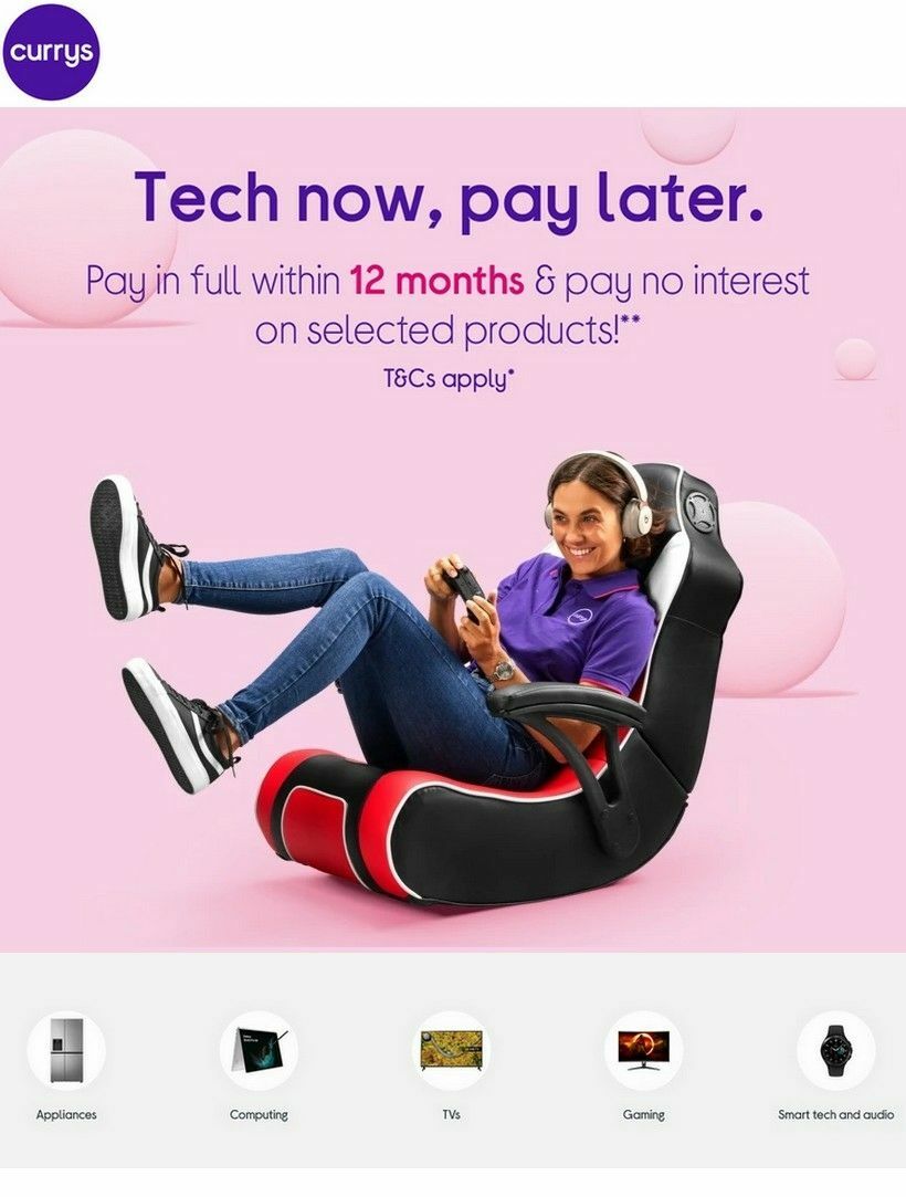 Currys Offers from 12 October