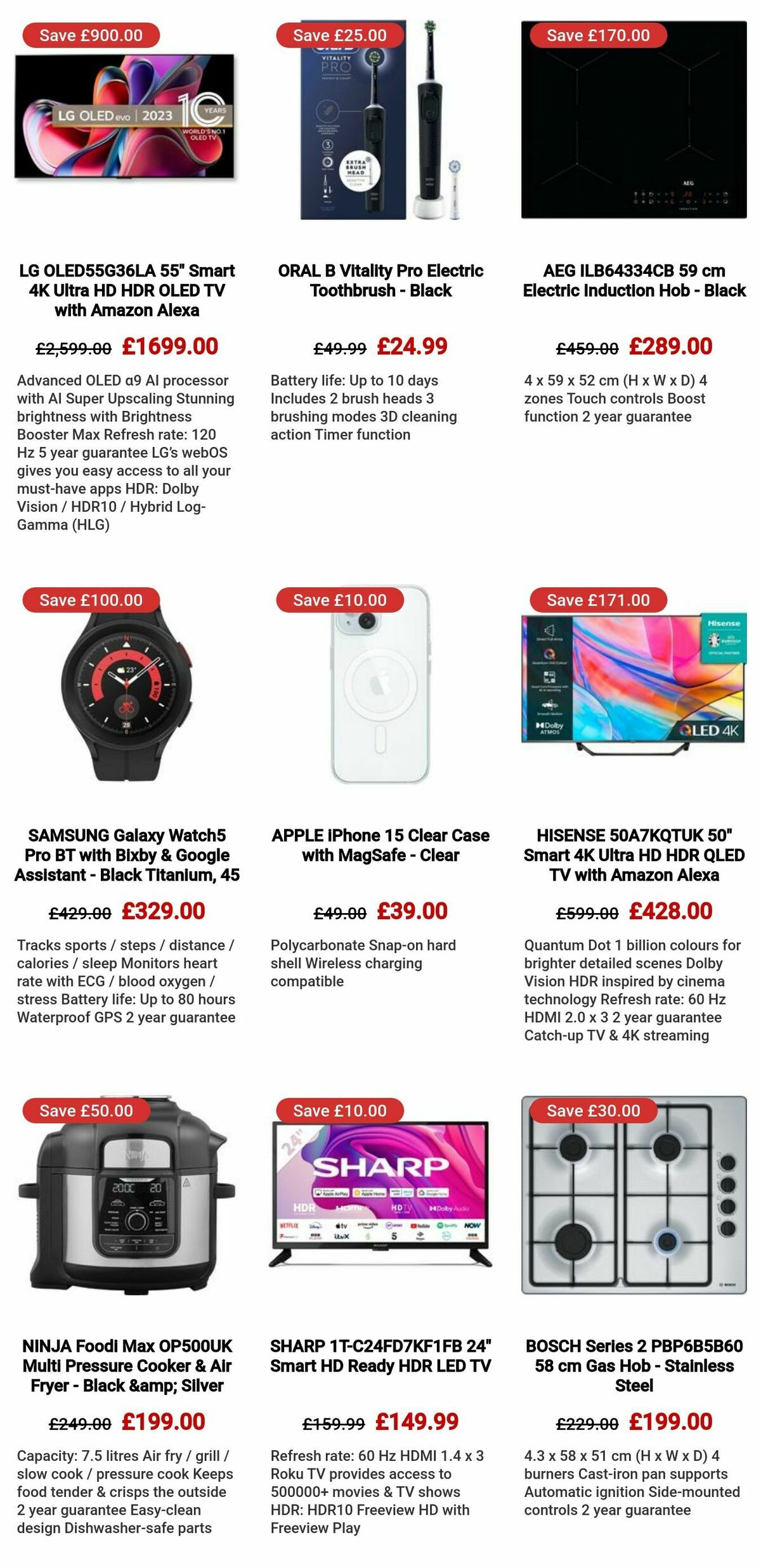 Currys Offers from 3 November