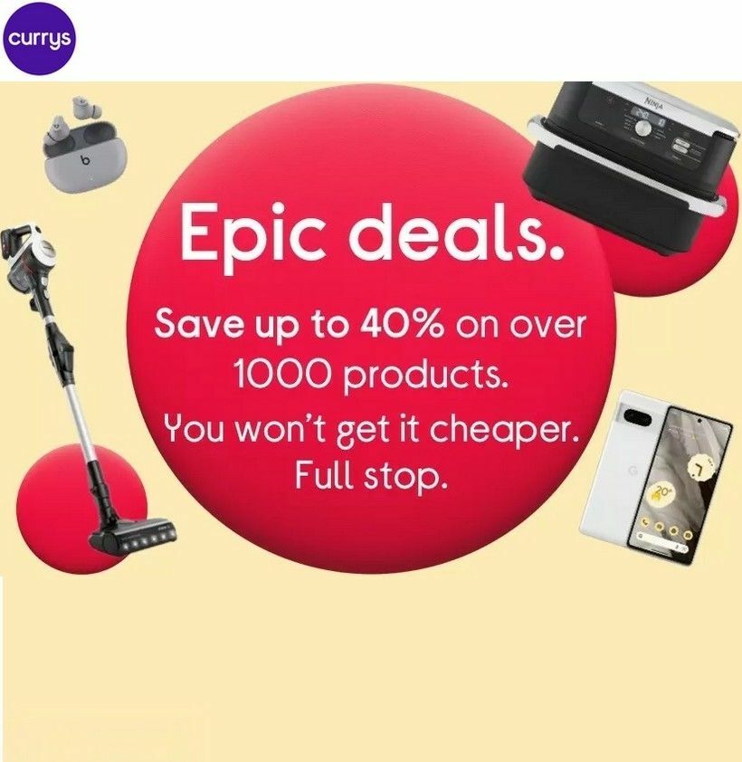 Currys Offers from 29 November