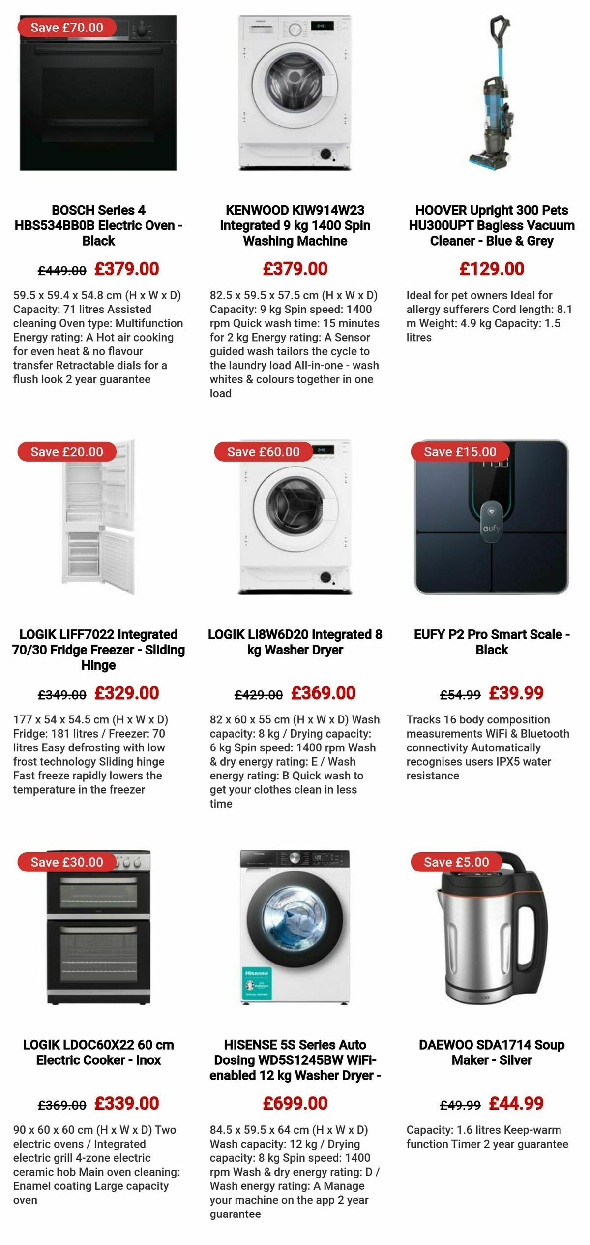 Currys Offers from 18 January
