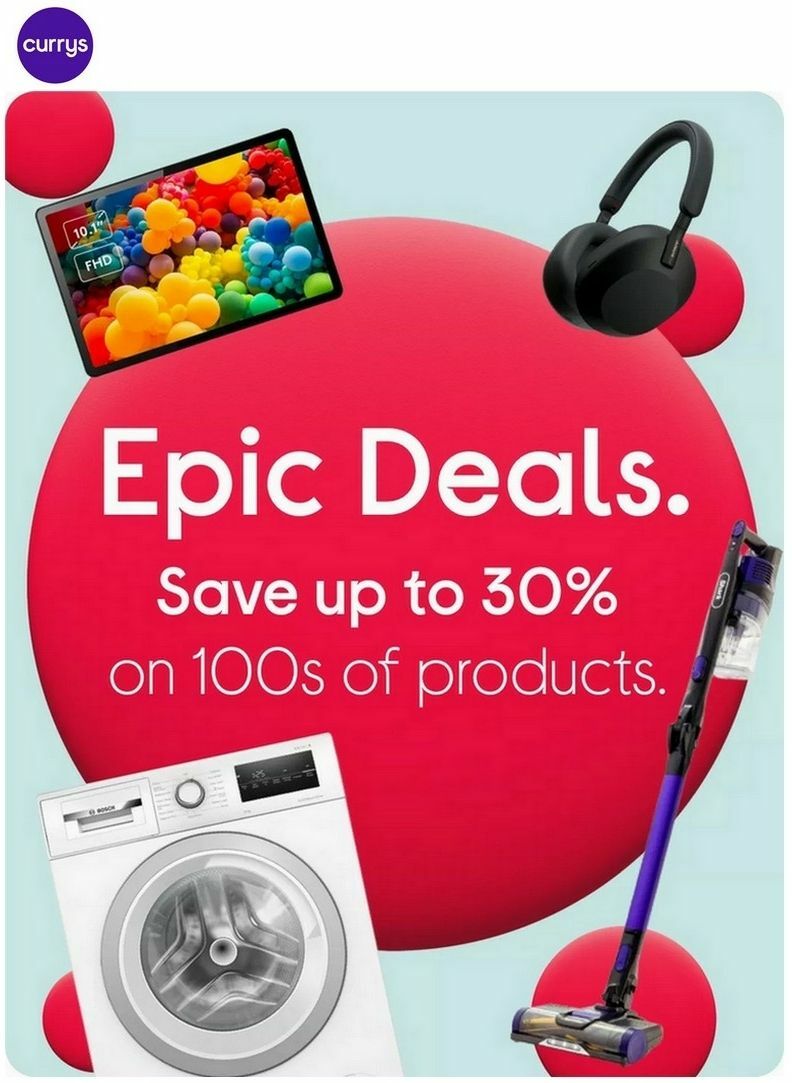 Currys Offers from 1 February