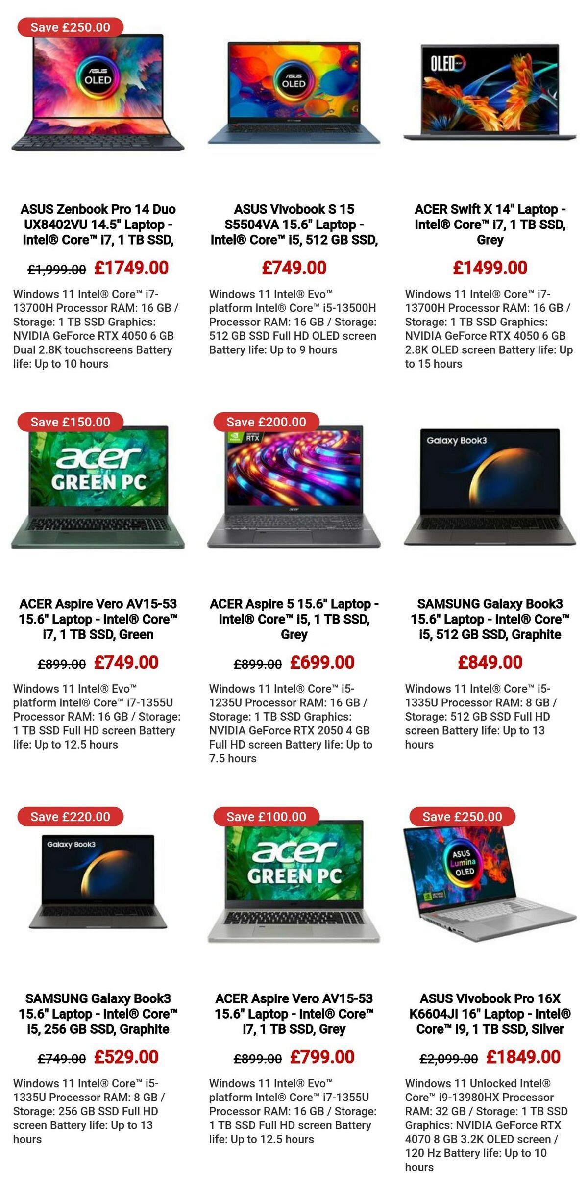 Currys Offers from 15 February