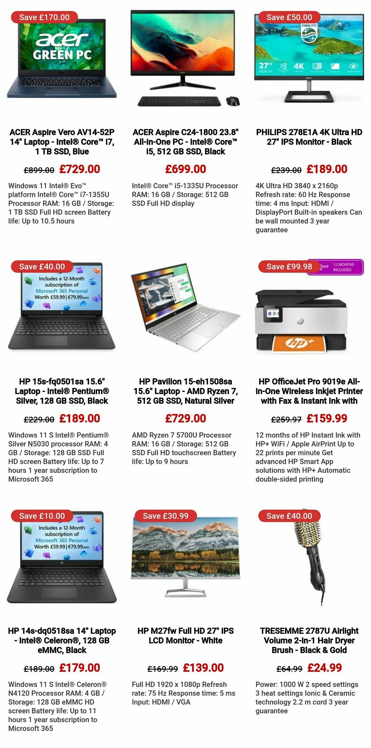 Currys Offers from 28 March