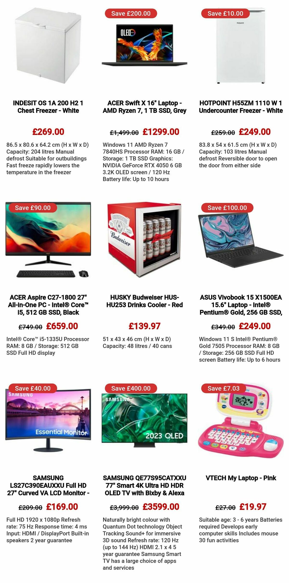 Currys Offers from 28 March