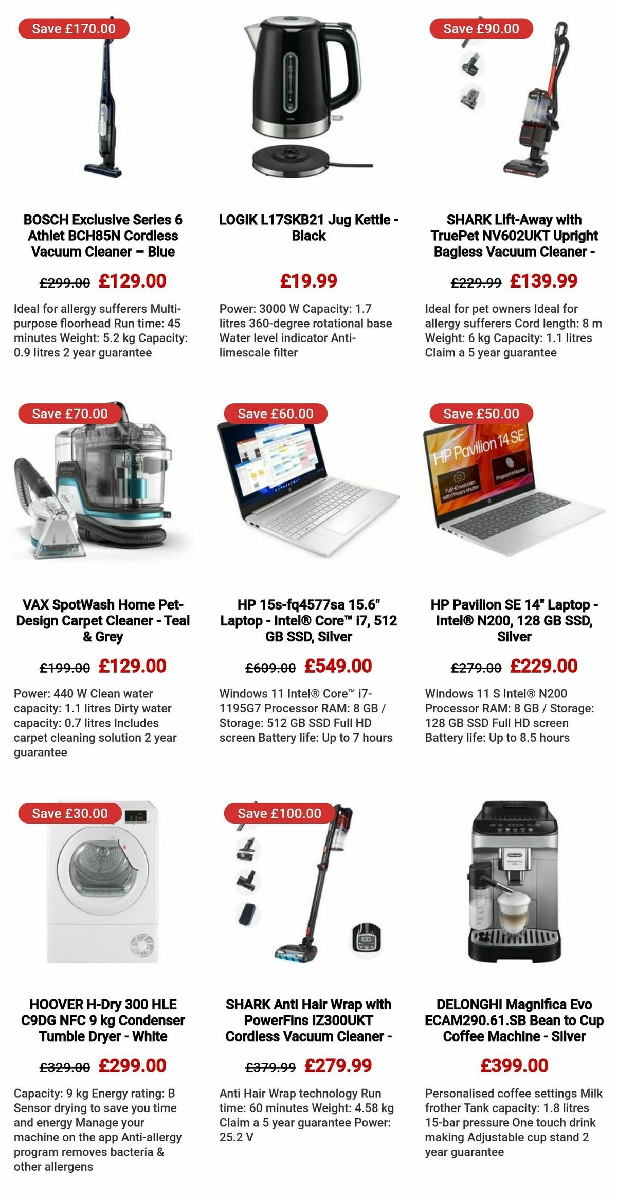 Currys Offers from 25 April